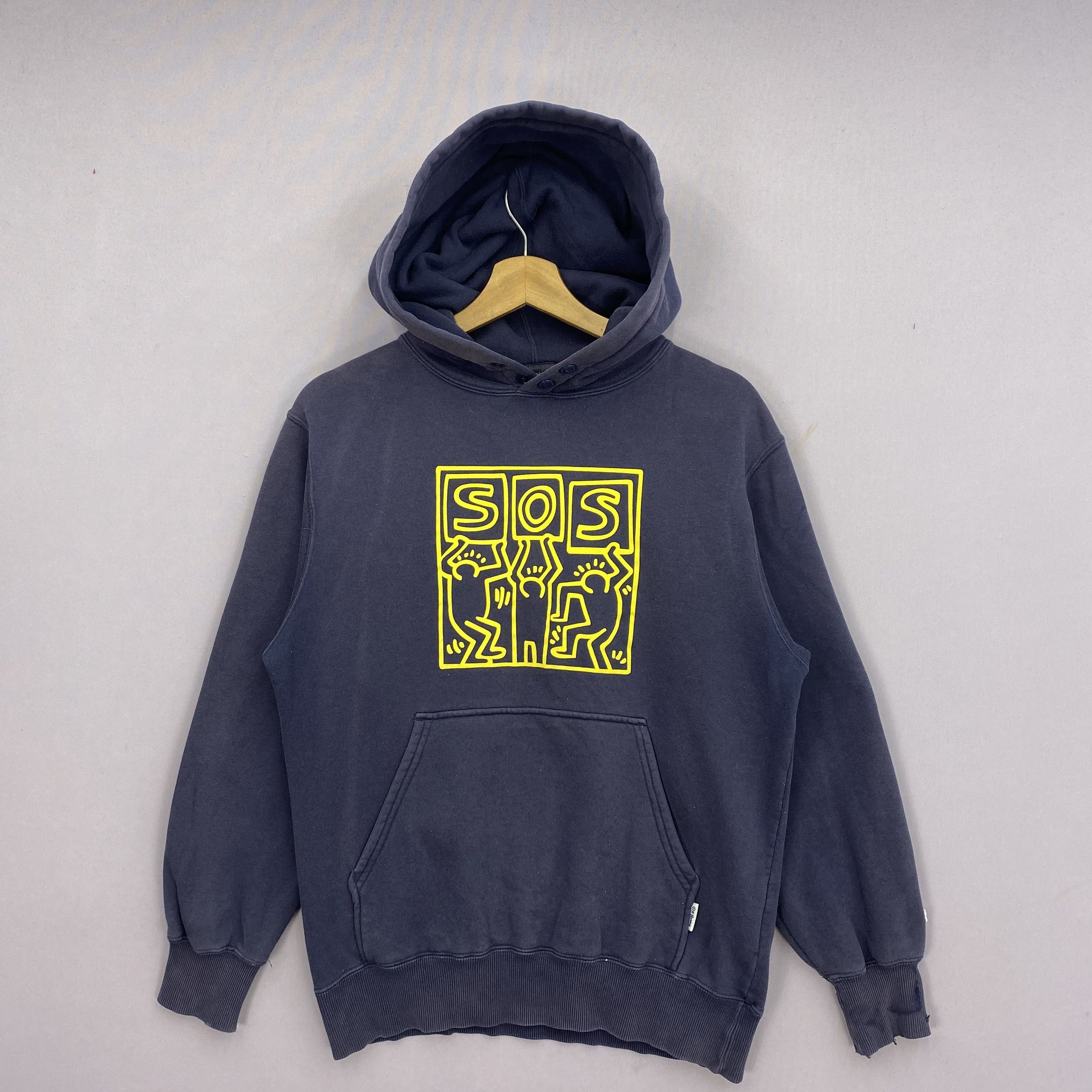 Keith Haring Vintage Keith Haring Sweater Y2K Doodle Artwork Sweatshirt Size US S / EU 44-46 / 1 - 3 Thumbnail