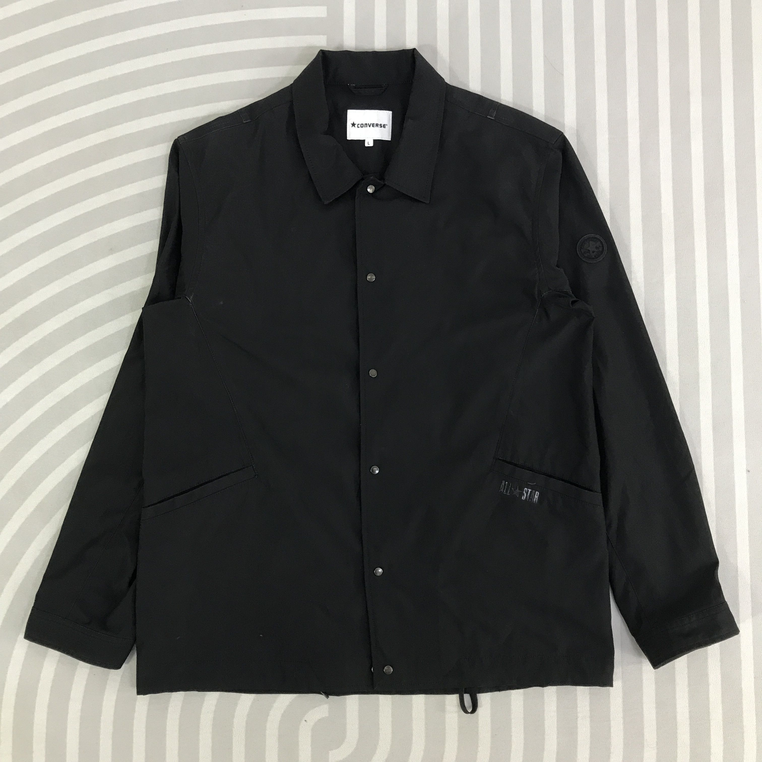 Converse Vintage Converse Snap button Jacket K115B10 Size US L / EU 52-54 / 3 - 1 Thumbnail