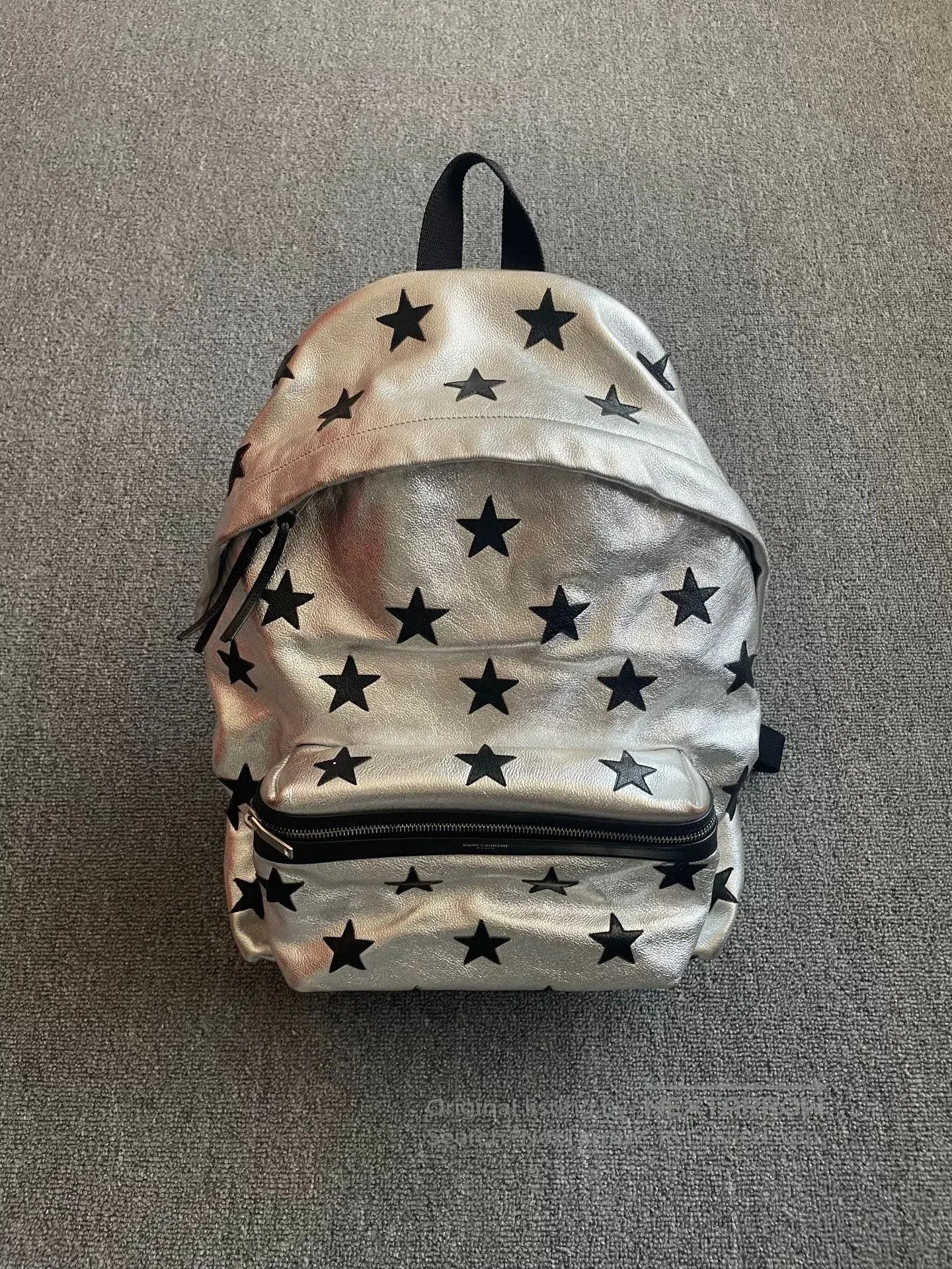 Saint Laurent Paris saint laurent silver leather star backpack. Size ONE SIZE - 1 Thumbnail