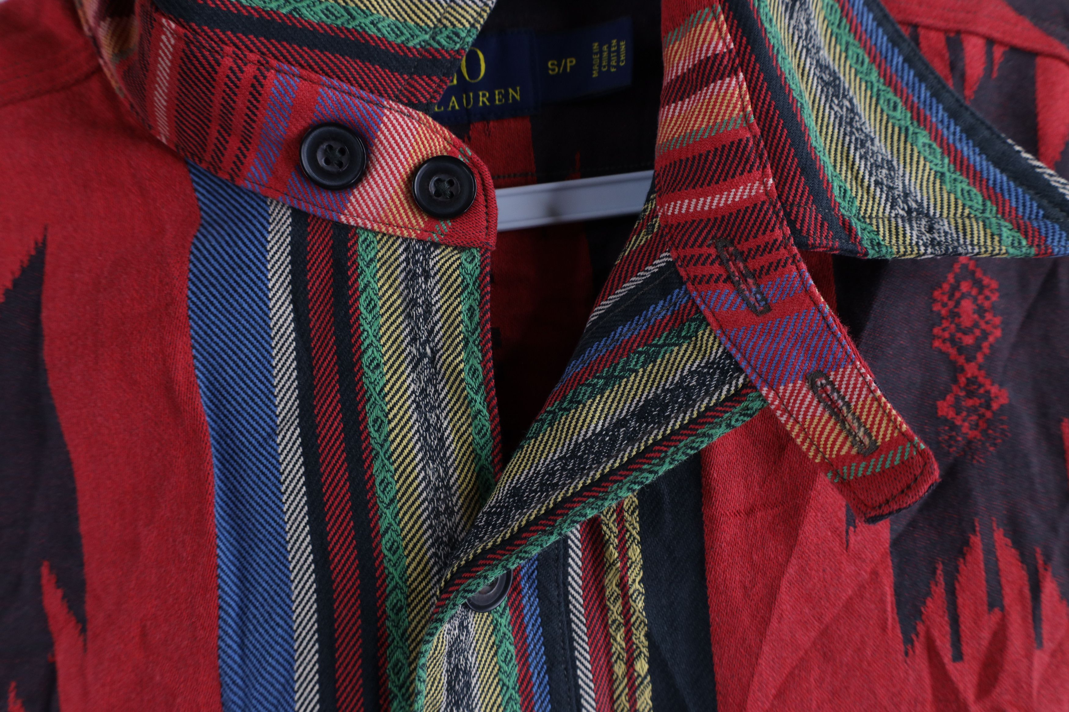 Ralph Lauren × Vintage Vintage Ralph Lauren Southwestern Collared Button Shirt Size US S / EU 44-46 / 1 - 5 Thumbnail