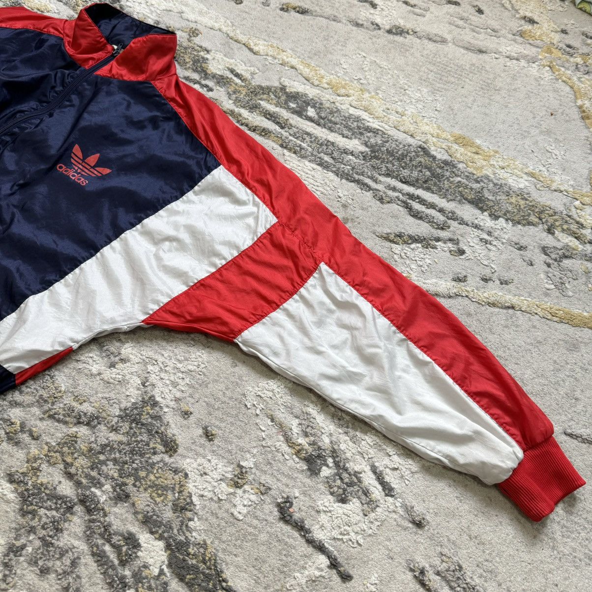 Adidas Vintage 80s Adidas Trefoil Windbreaker Jacket Size US XL / EU 56 / 4 - 6 Thumbnail