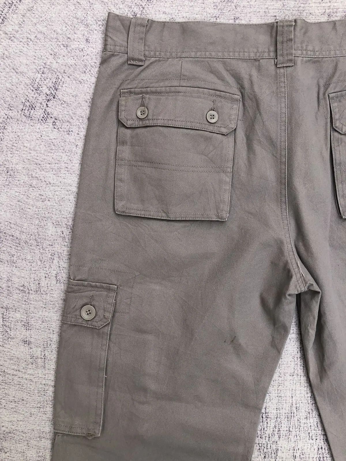 Japanese Brand × Vintage Straight Leg Cargo Pants Loose Bottoms With 6 Pocket Size US 34 / EU 50 - 16 Thumbnail