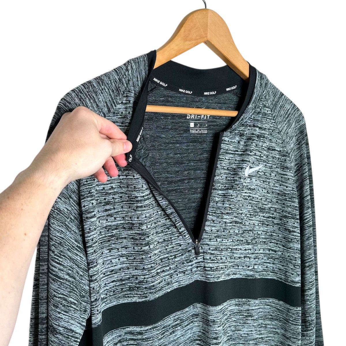 Nike Nike Golf Dri-fit Quarter Zip Pullover Jacket Size US L / EU 52-54 / 3 - 4 Thumbnail