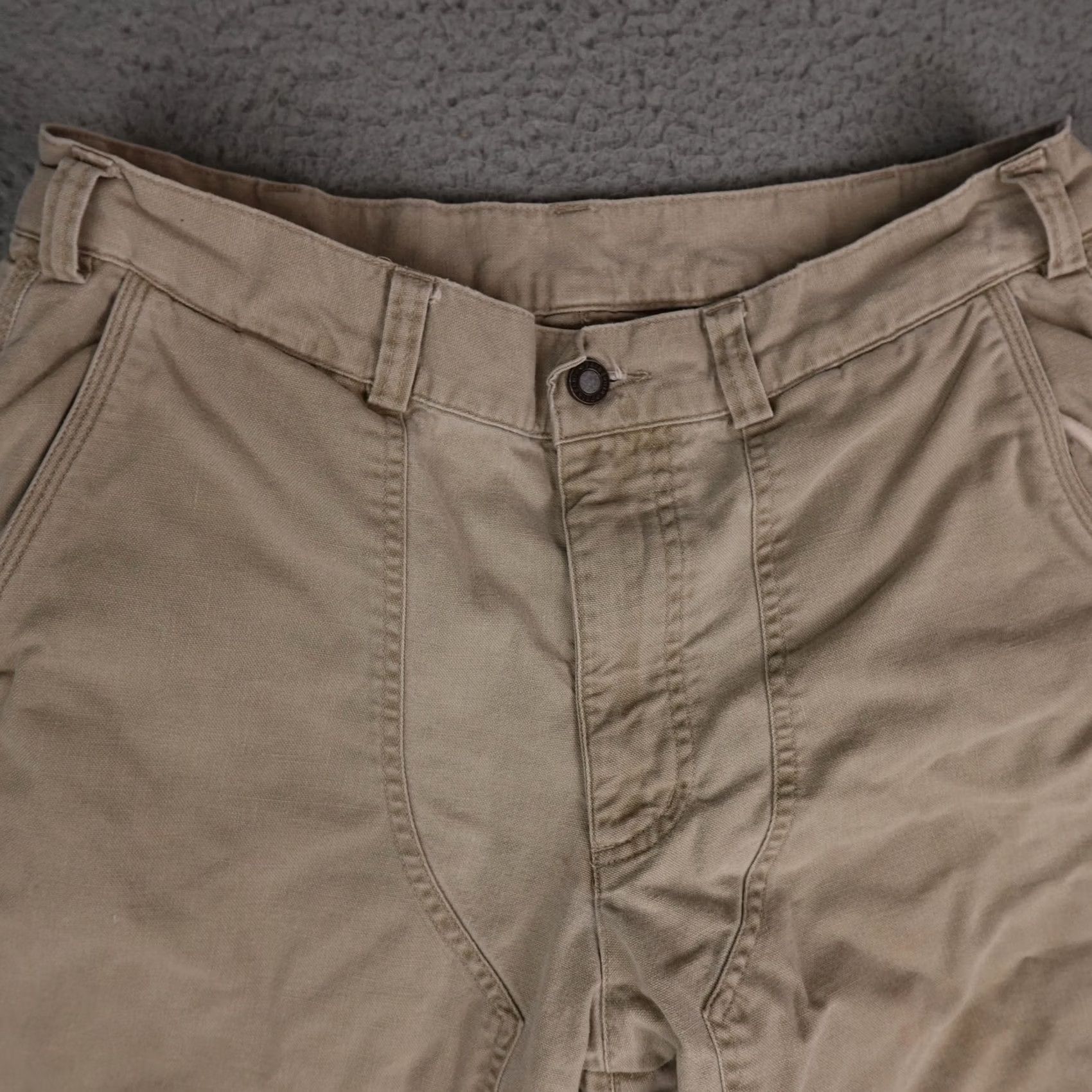 Patagonia Patagonia Pants Mens 34 Brown Canvas Double Knee Khakis Workwear Regular Inseam 26in Pocketed Size US 34 / EU 50 - 5 Thumbnail