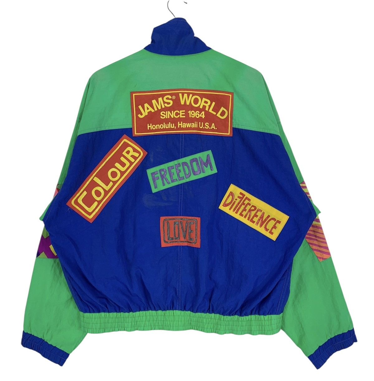 Jams World 80s Jams World Honolulu Hawaii Color Block Patches Jacket Size US L / EU 52-54 / 3 - 7 Thumbnail