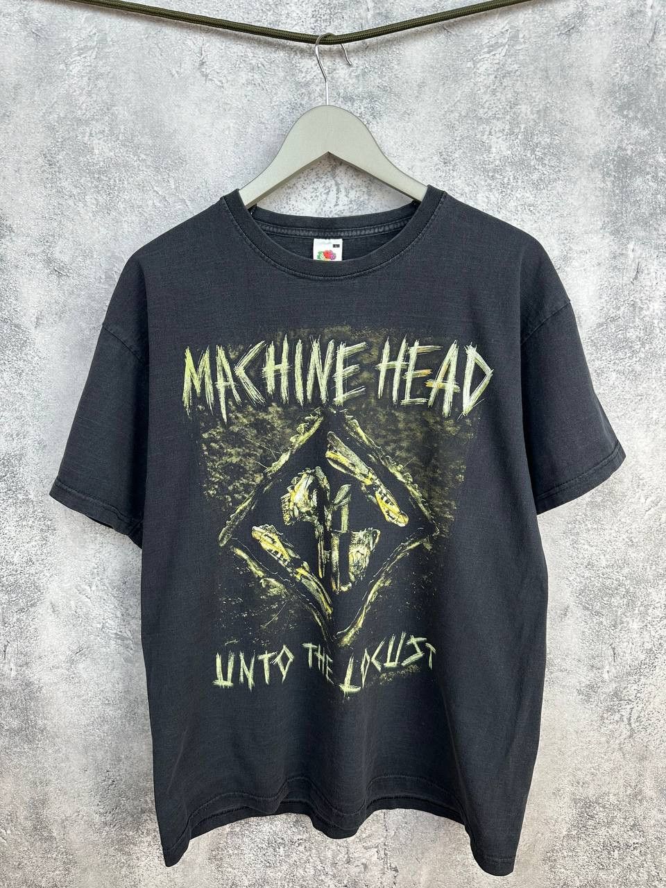 Band Tees Machine Head "Unto The Locust" Bulldozer Band Tee T-Shirt Size US L / EU 52-54 / 3 - 1 Thumbnail