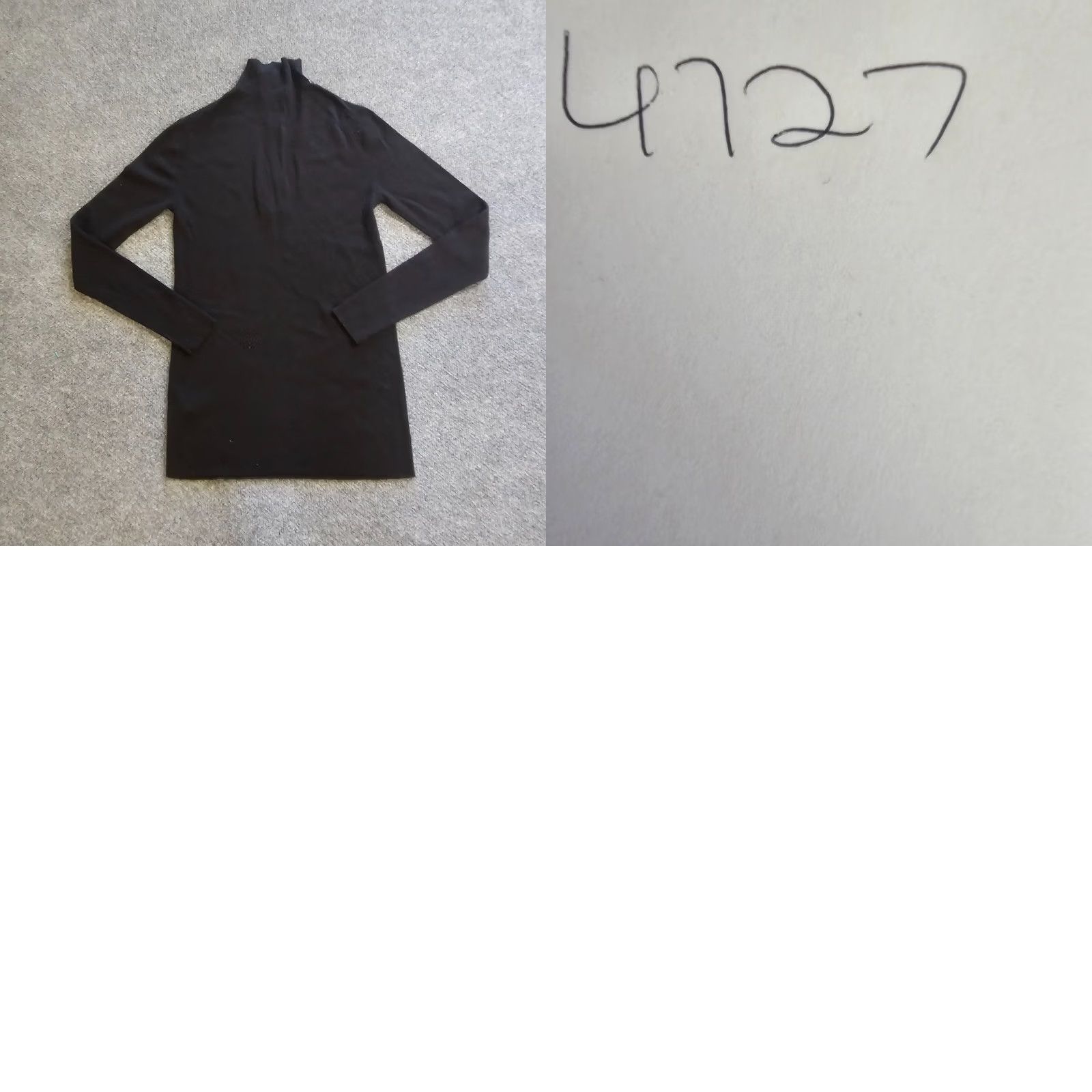 Vintage Lafayette 148 Womens Small Black Wool 1/4 Zip Ribbed Long Sleeve Minimal Business Casual Sweater Size S / US 4 / IT 40 - 8 Thumbnail