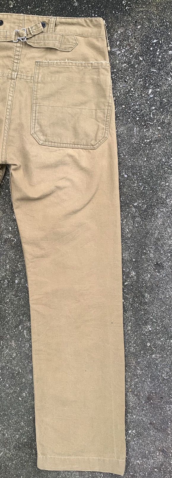 Chimala 🔥Distressed Chimala Fatigue Baker Buckle Back CANVAS Pants Size US 28 / EU 44 - 15 Thumbnail