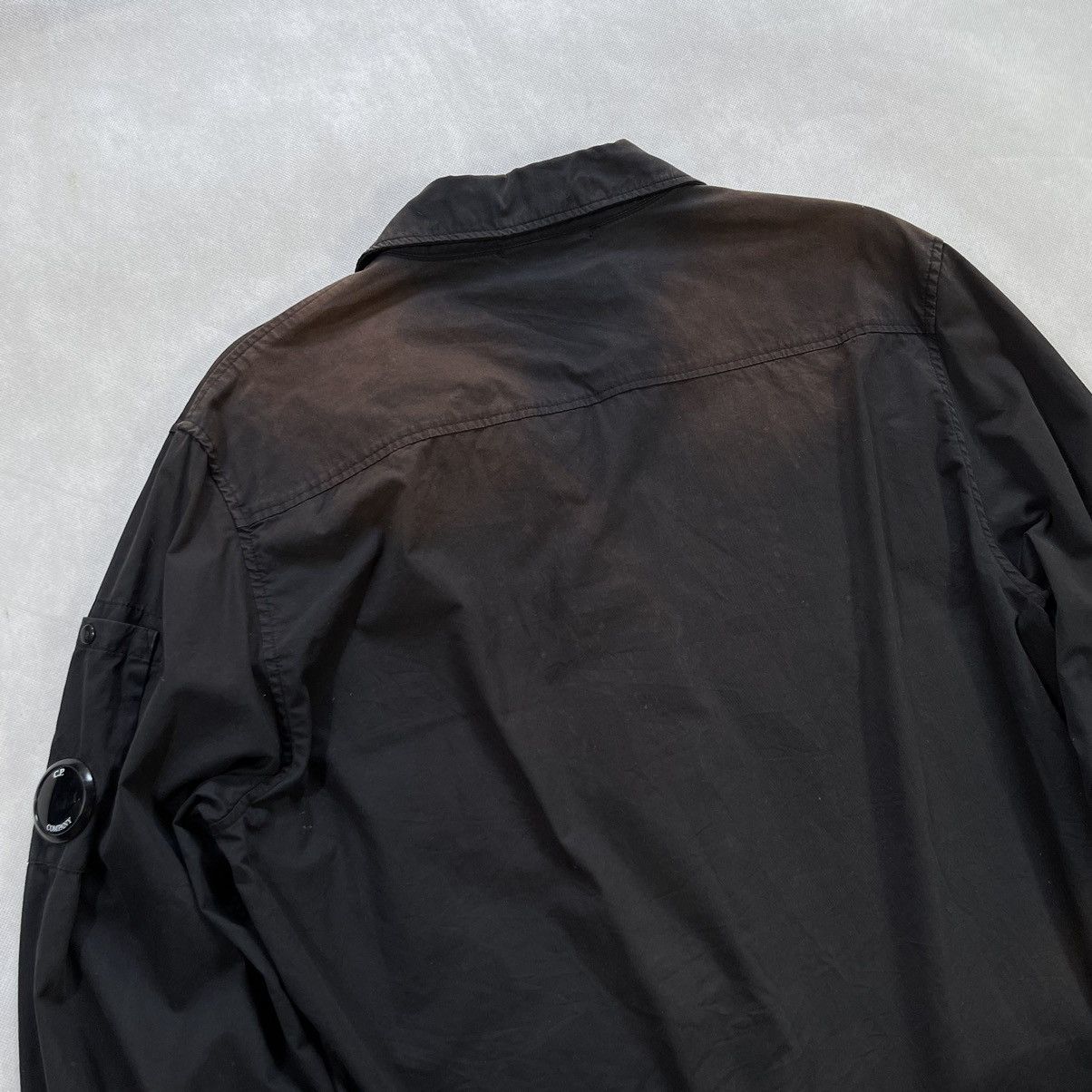 C.P. Company Rare! CP Company Gabardine Zipper Sun Fades Overshirt Lense Size US XL / EU 56 / 4 - 10 Thumbnail