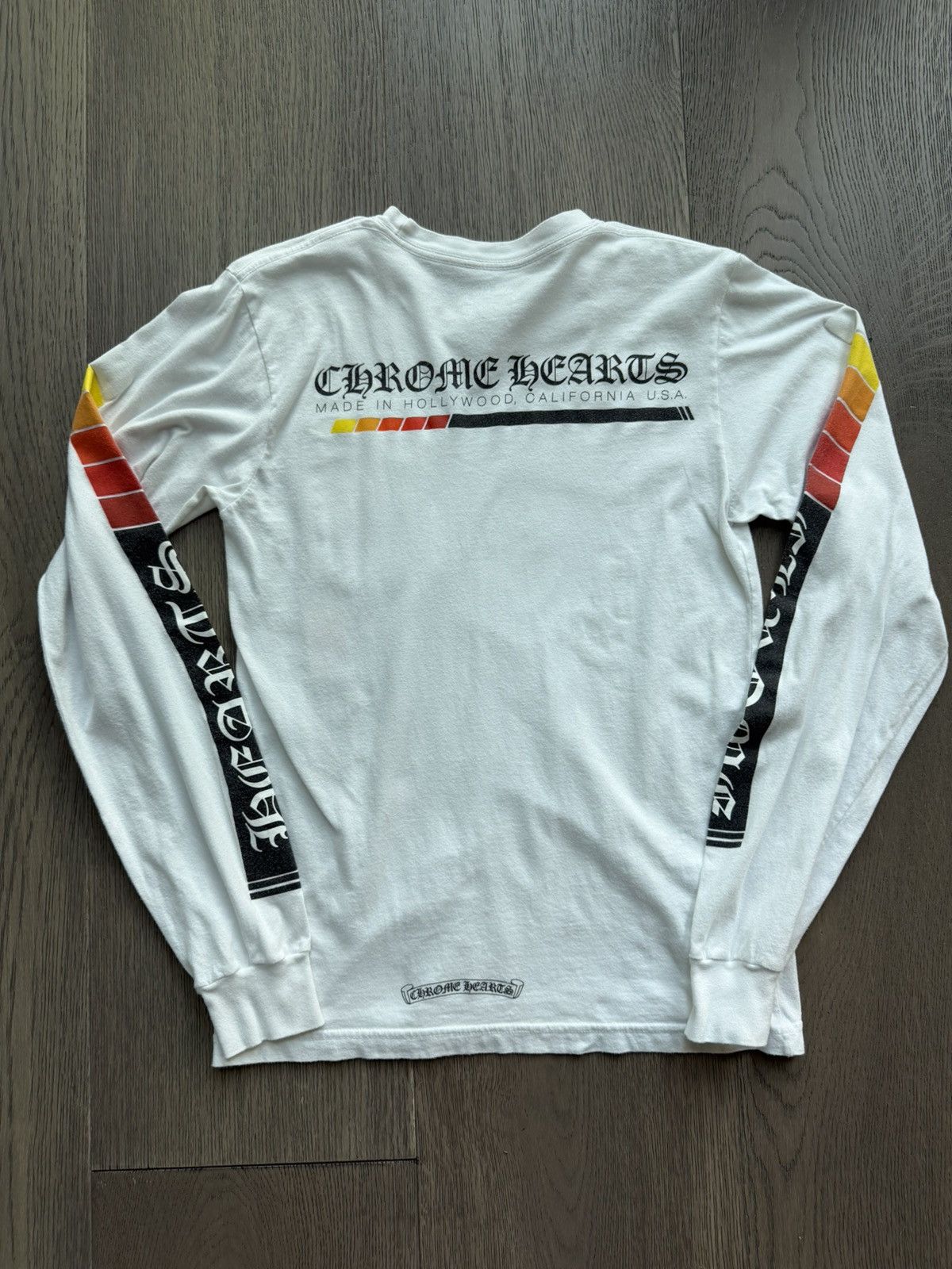 Chrome Hearts Boost Logo White Long Sleeve