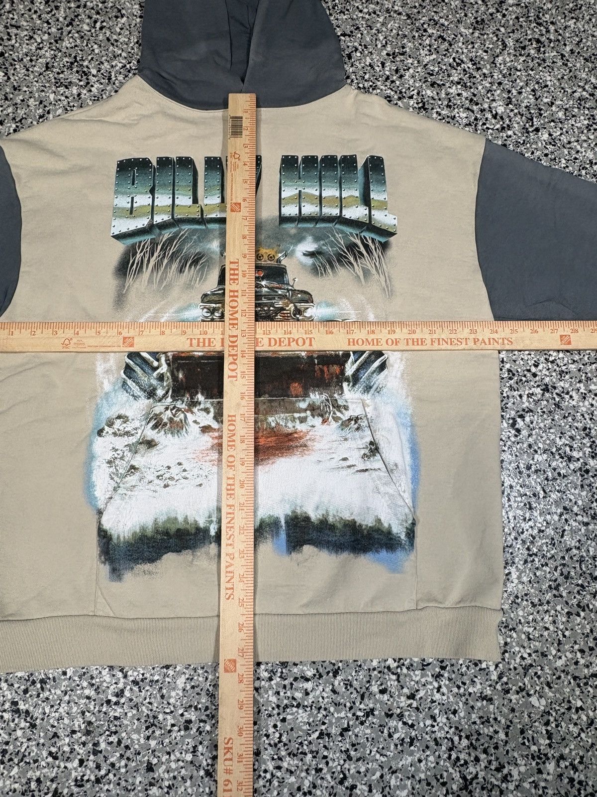 Billy Hill 2021 Billy Hill “Bloody Snow Plow” Blue/Cream Hoodie Size XL Size US XL / EU 56 / 4 - 9 Thumbnail