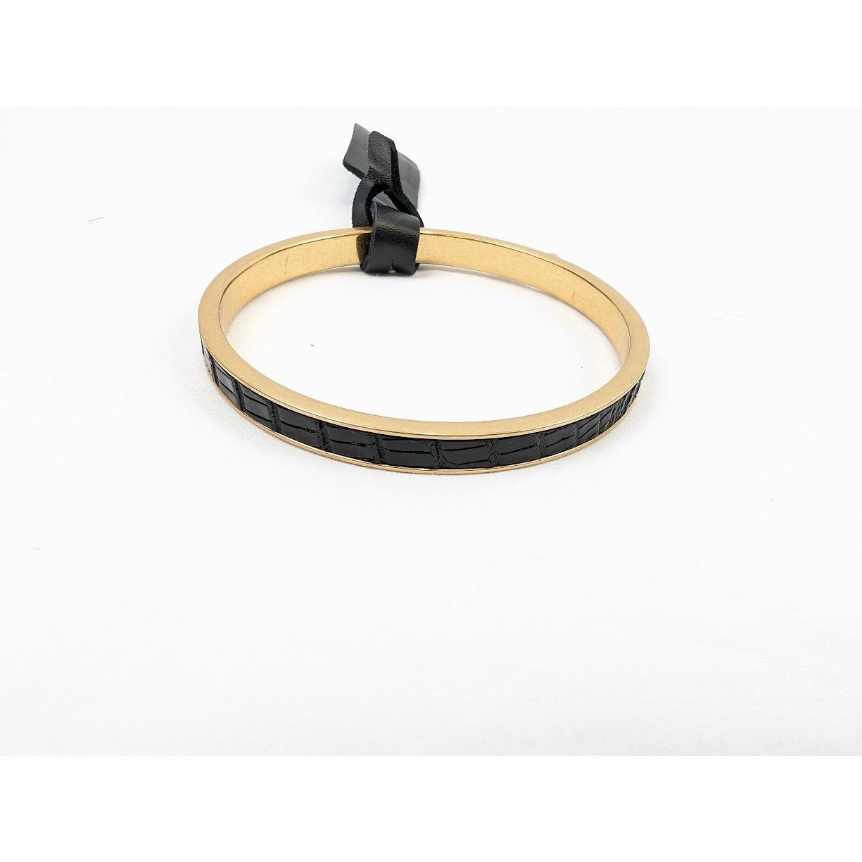 Saint Laurent Paris o1rshd1 Size: L / Bracelet in Gold/Black Size ONE SIZE - 8 Thumbnail