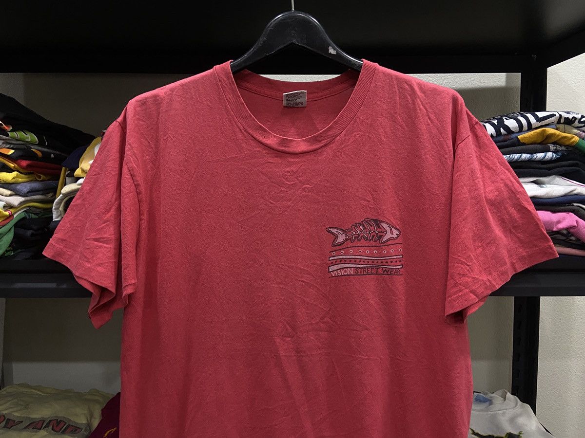 Vintage × Vision Streetwear Vintage 1987s VISION STREETWEAR Skate street TShirt Size US L / EU 52-54 / 3 - 3 Thumbnail