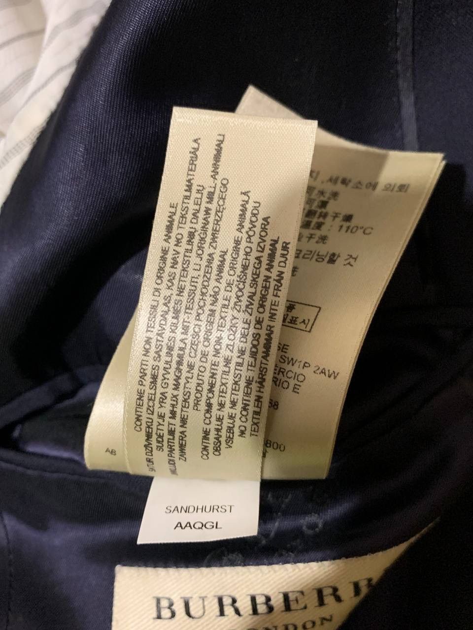Burberry Burberry Black Blazer Size 54R - 9 Thumbnail