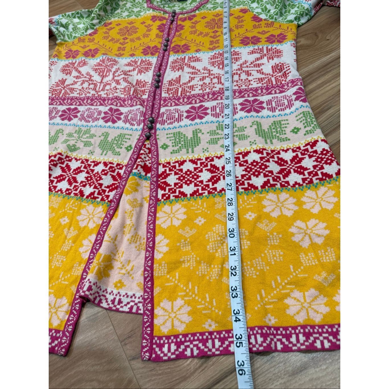 Guru Gudrun Sjoden colorful cardigan size XL Size XL / US 12-14 / IT 48-50 - 7 Thumbnail