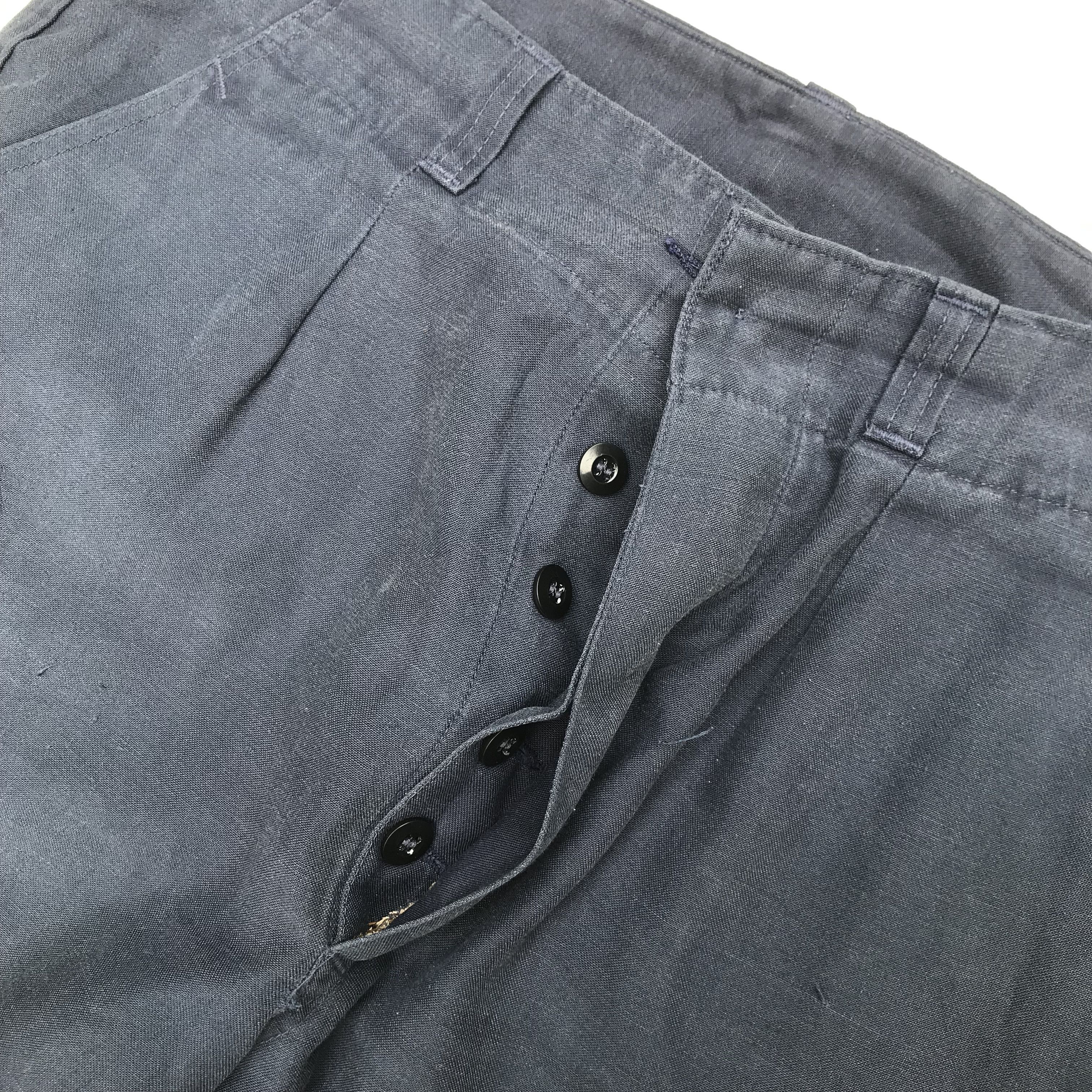 Aeronautica Militare German Army Navy Blue Cargo Pants Kordax Gmbh Hannover Rare Size US 34 / EU 50 - 3 Thumbnail