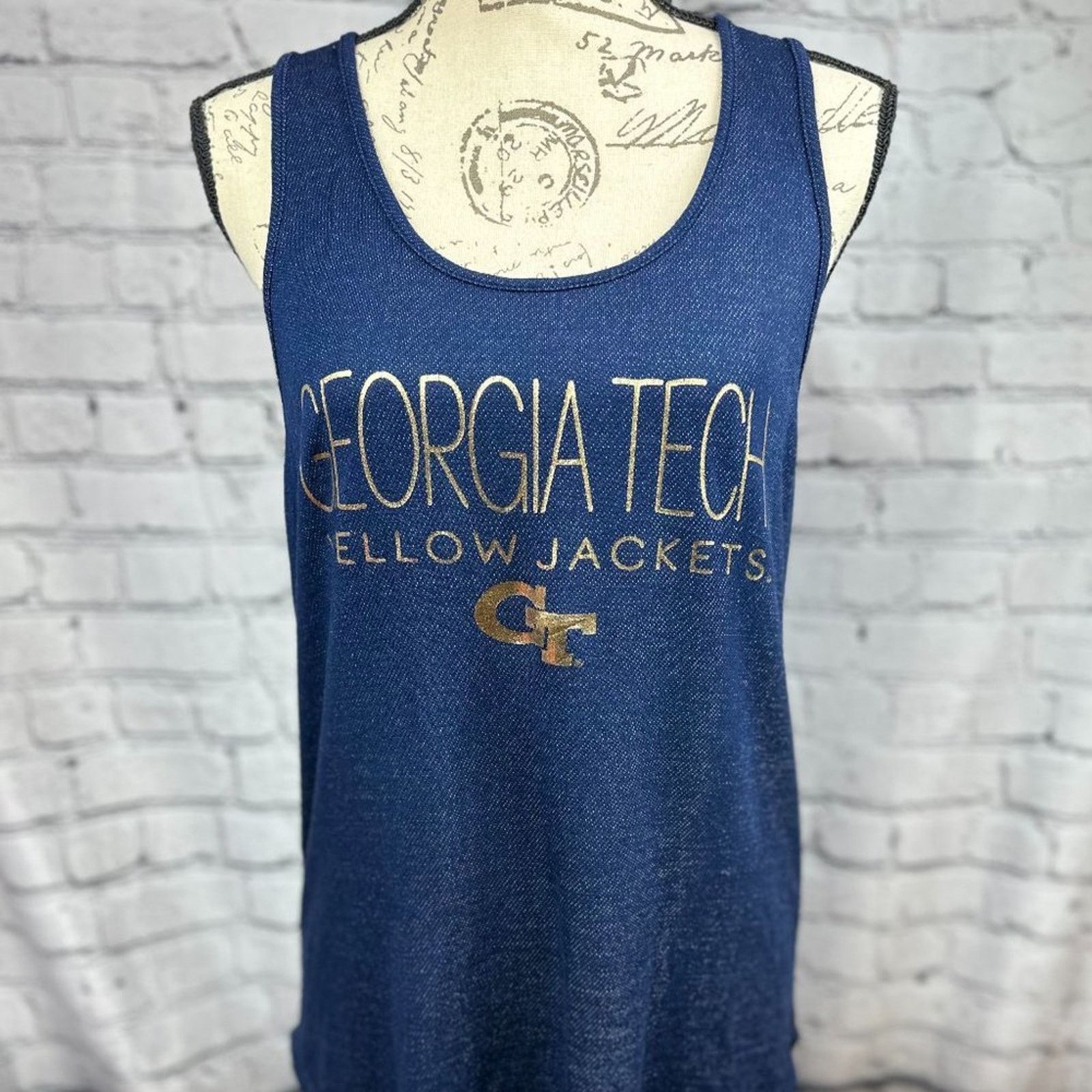 Other Georgia Tech Yellow Jackets Racerback Womens Tank - XL Size XL / US 12-14 / IT 48-50 - 6 Thumbnail
