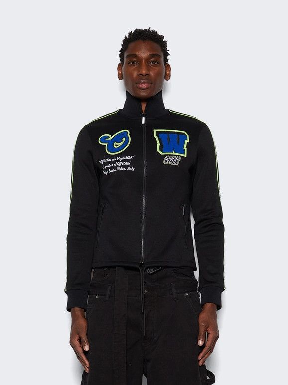 Off-White o1gr1nt0325 Vars Hamer Skinny Track Top in Black Size US S / EU 44-46 / 1 - 2 Thumbnail