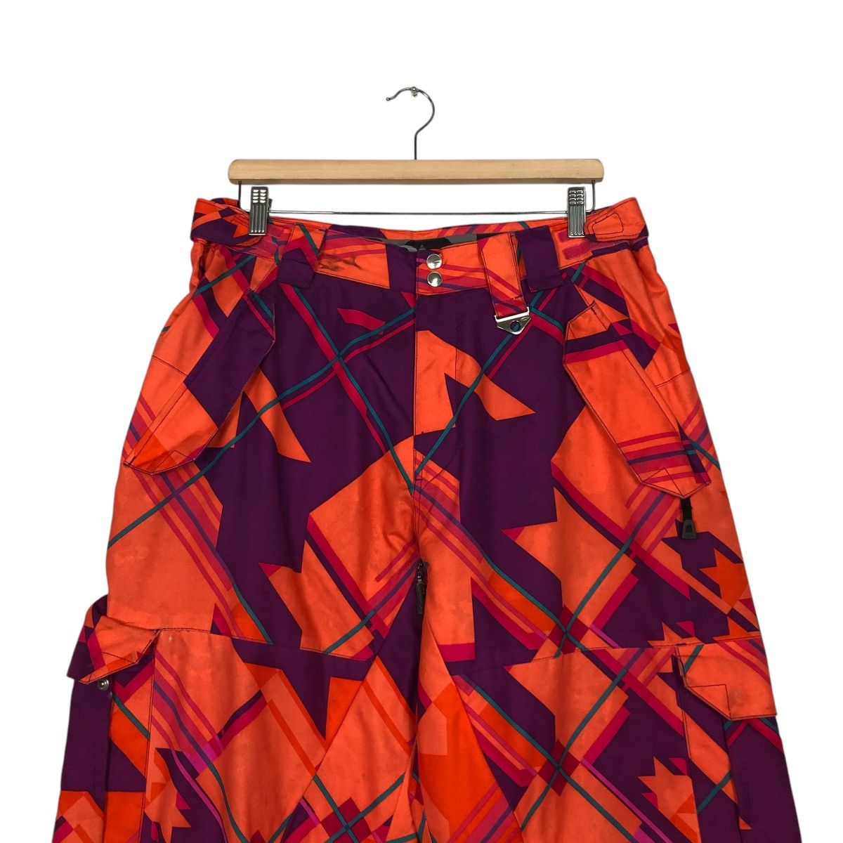 Oakley 🔥VINTAGE OVERSIZED PANTS CARGO CAMO OAKLEY ISSEY MIYAKE Size US 34 / EU 50 - 5 Thumbnail