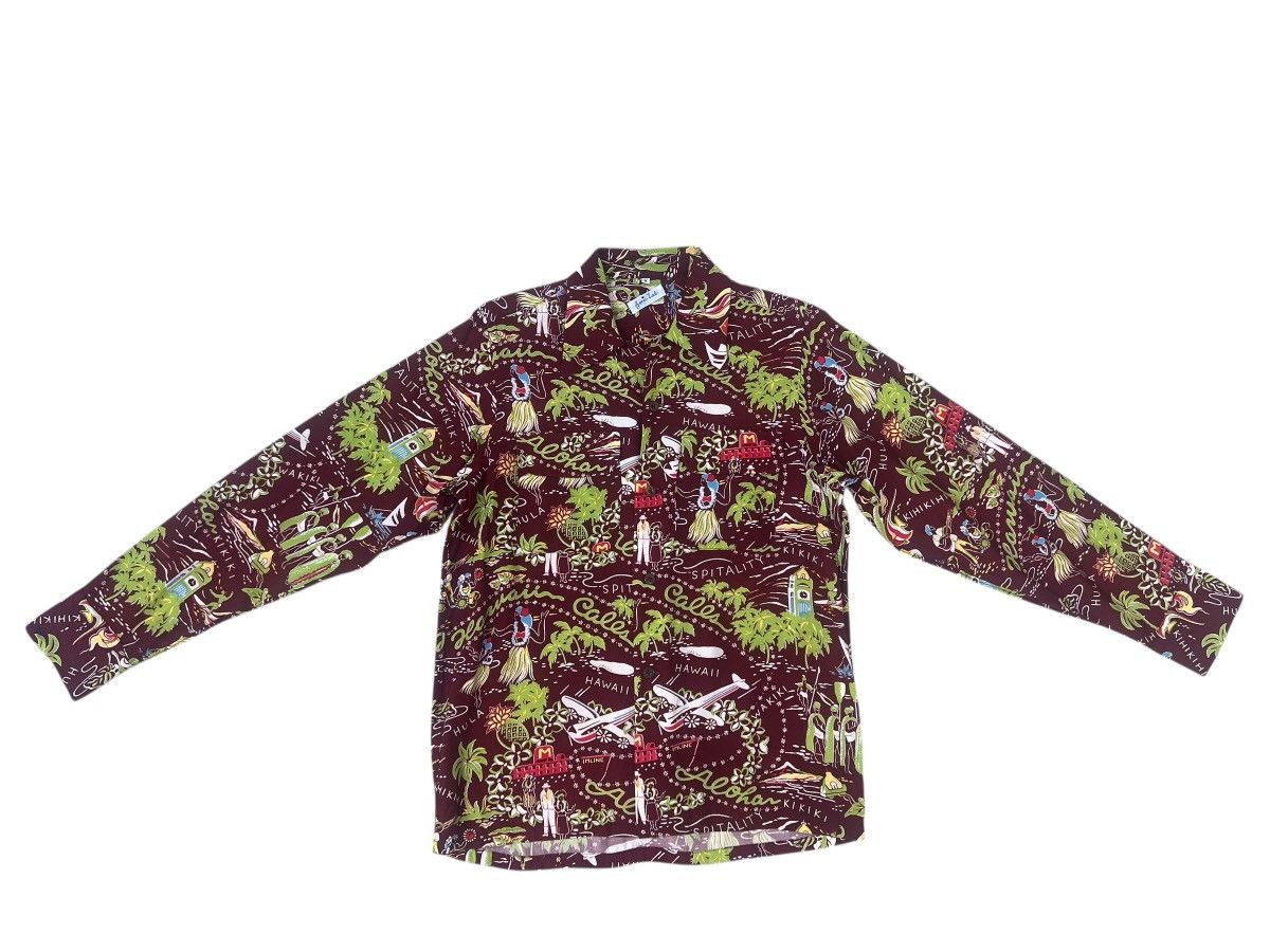 Sonic Lab Sonic Lab Nepenthes Double Flap Pocket Hawaiian Shirt Size US S / EU 44-46 / 1 - 1 Thumbnail