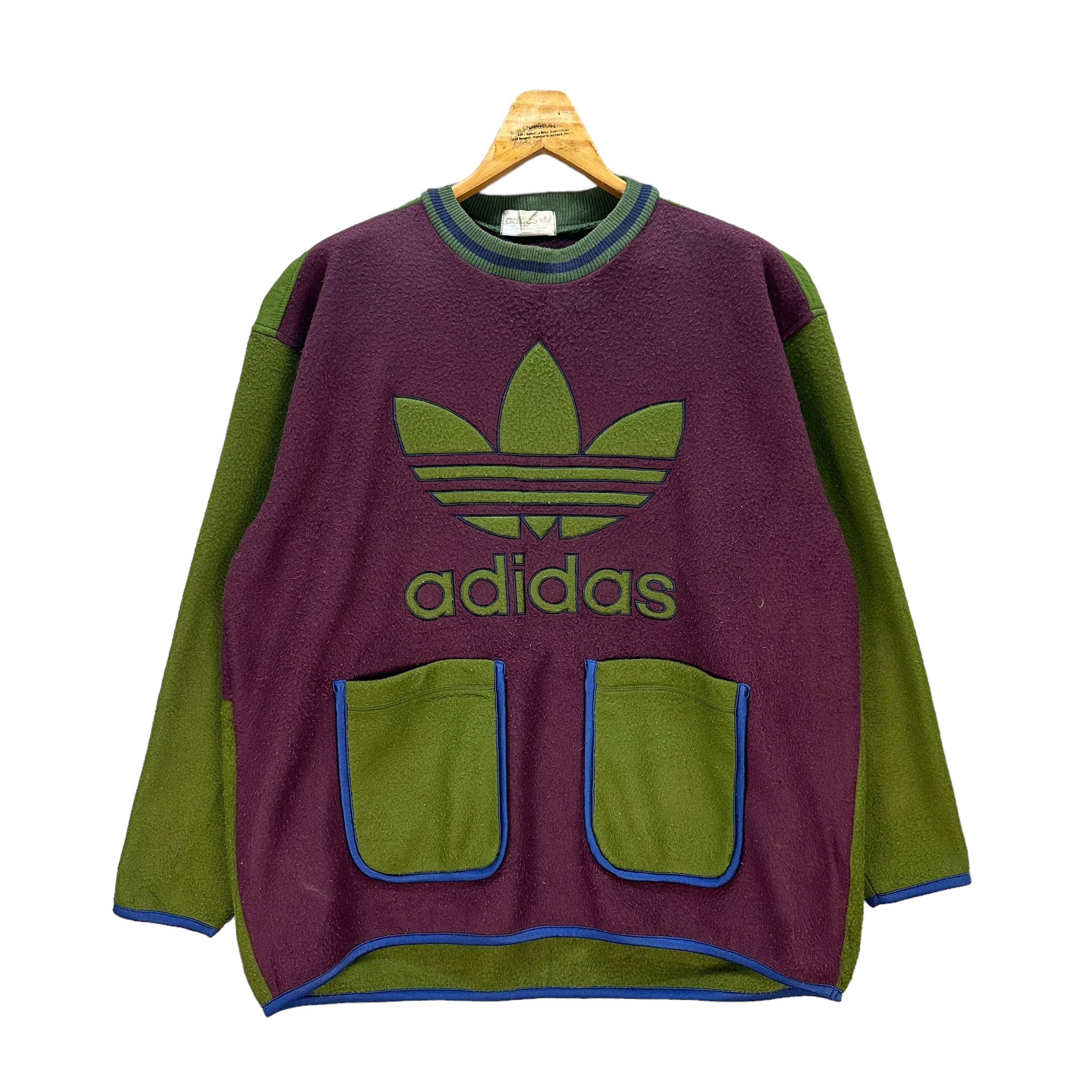 Adidas ADIDAS EMBROIDERY BIG LOGO COLORBLOCK FLEECE #8870-033 Size US M / EU 48-50 / 2 - 1 Thumbnail