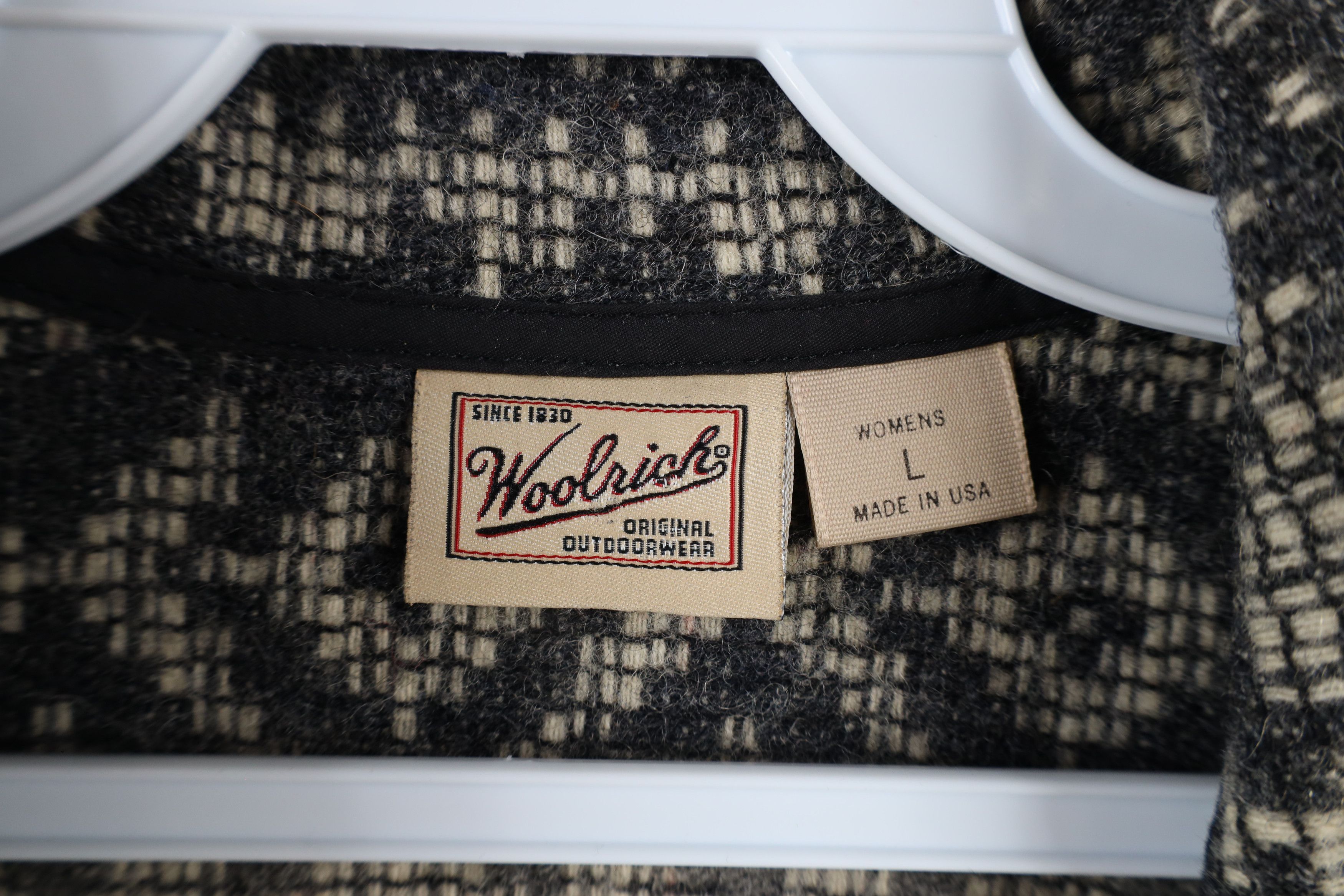 Vintage × Woolrich Woolen Mills Vintage 90s Woolrich Wool Blanket Full Zip Vest Jacket USA Size L / US 10 / IT 46 - 8 Thumbnail