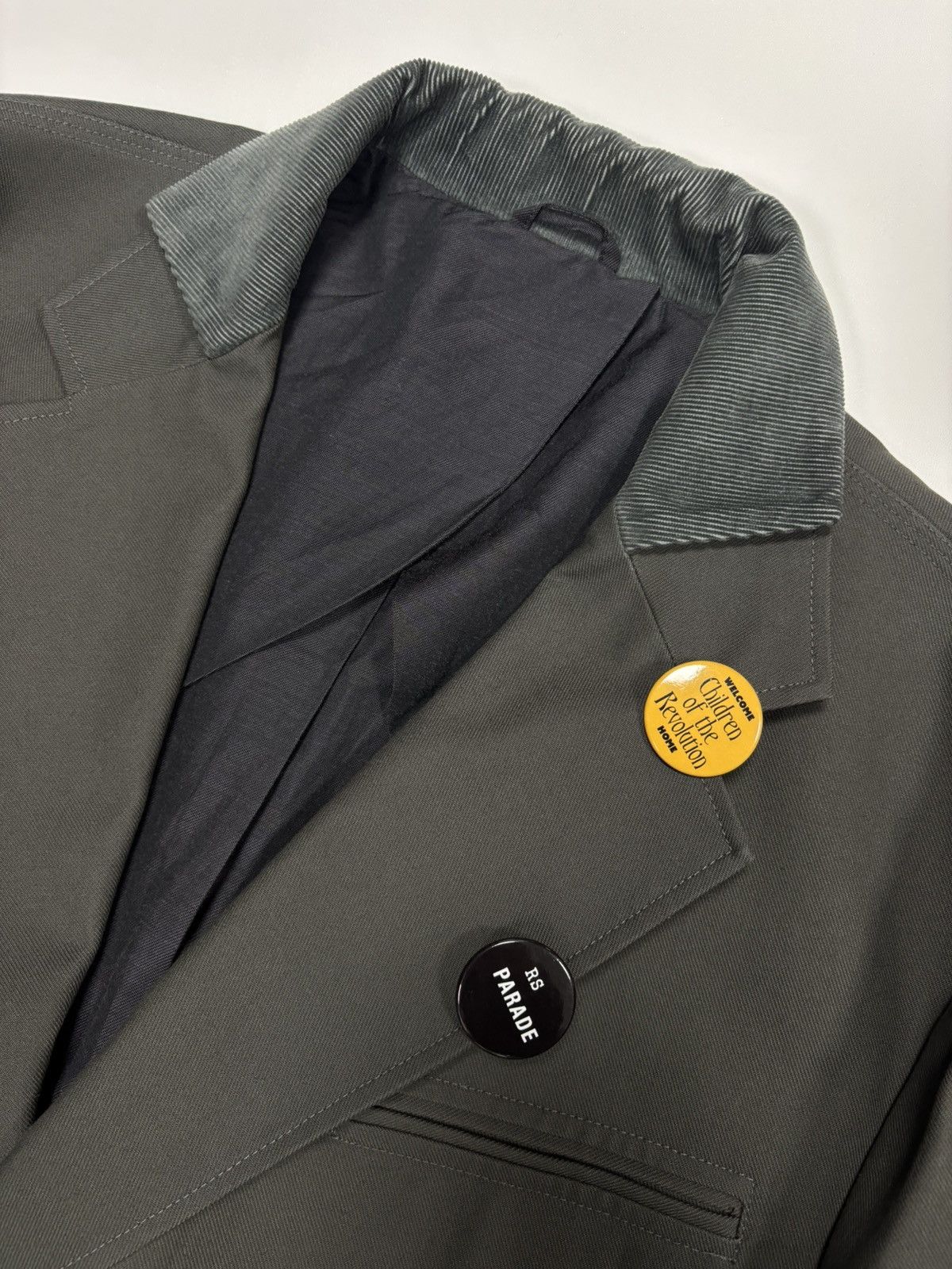 Raf Simons Raf Simons FW22 Oversized Boxy Blazer with Pins Size 50L - 4 Thumbnail