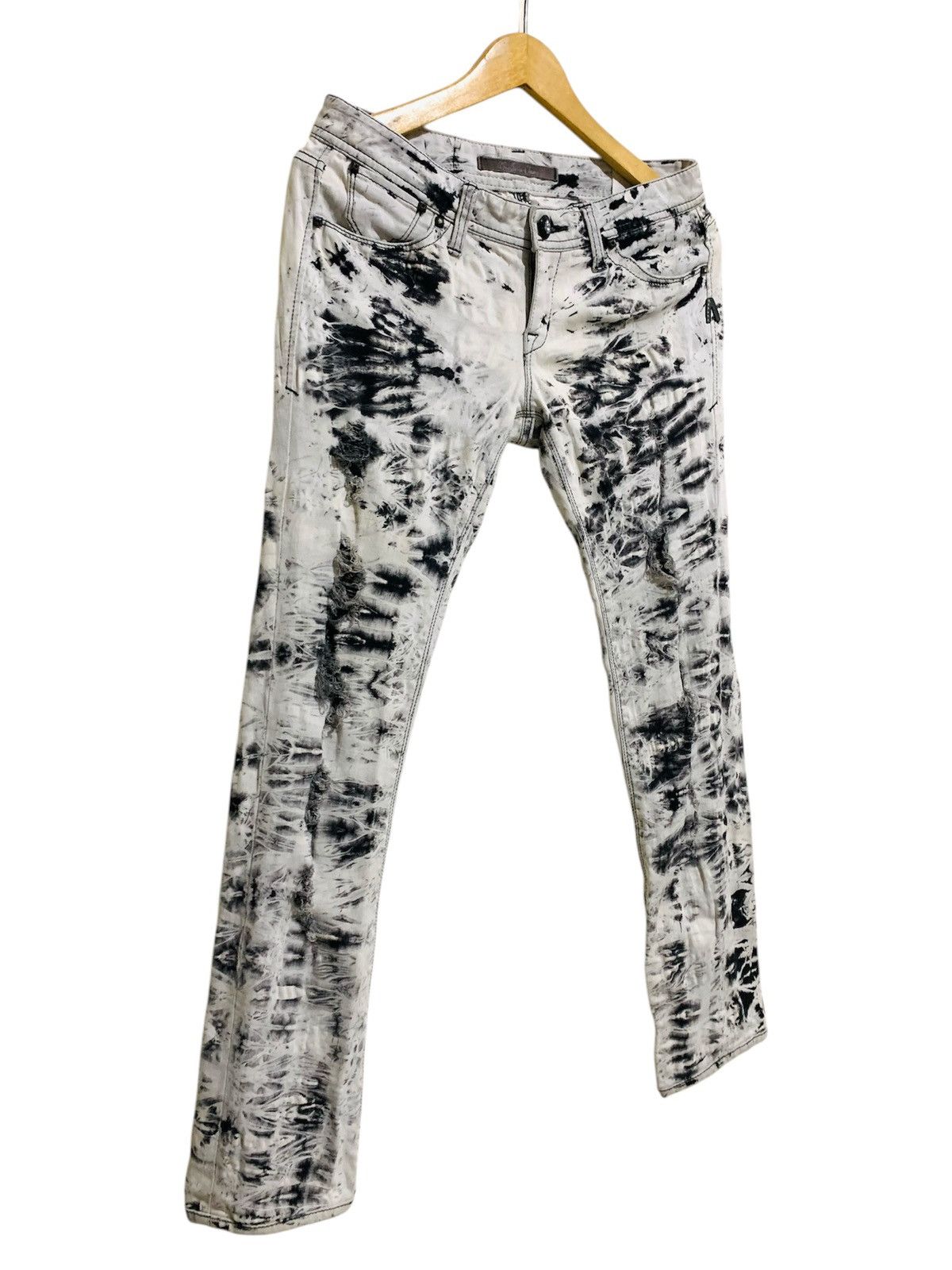 Japanese Brand BUCKARO SKINNY JEANS PUNK STYLE Size US 27 - 2 Thumbnail