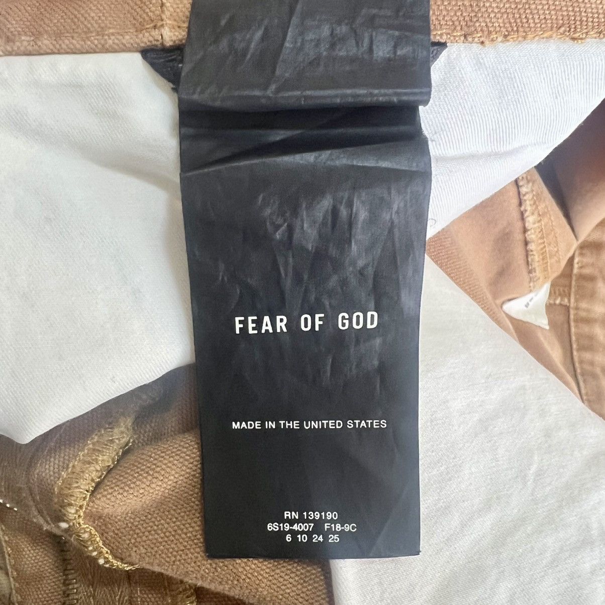 Fear of God 6th Collection Tearaway Work Pant Size US 36 / EU 52 - 9 Thumbnail