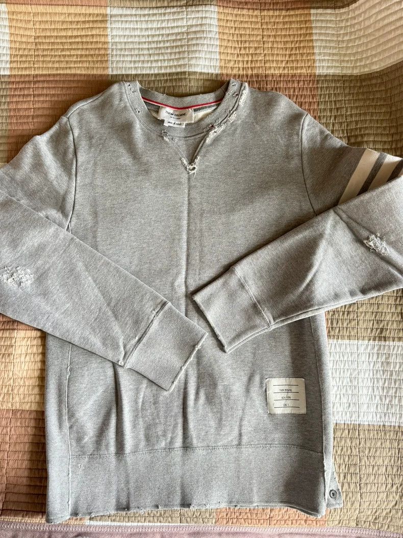 Thom Browne Thom browne Classic sweatshirt 2503-Nextarrow Size US M / EU 48-50 / 2 - 1 Thumbnail