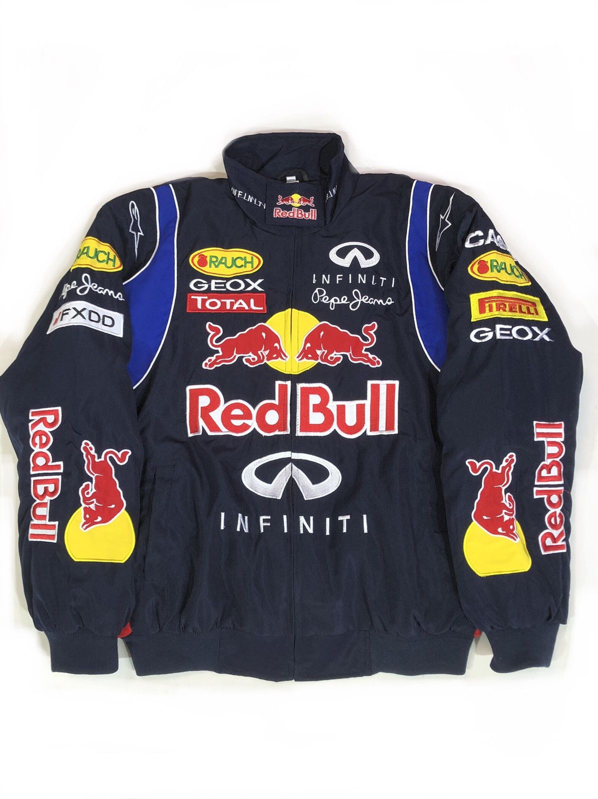 Ferrari × Red Bull × Vintage Red Bull Auto Moto Motorcycle Jacket Racing Size US L / EU 52-54 / 3 - 5 Thumbnail