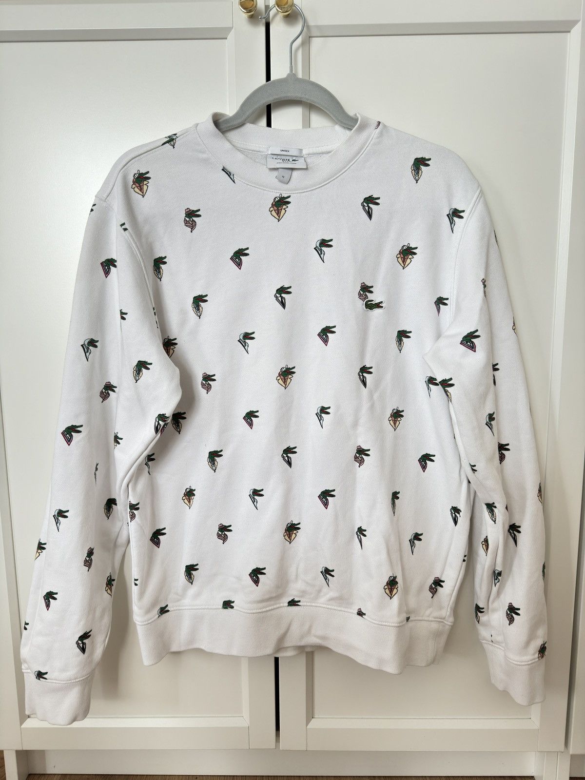 Lacoste Lacoste x Jean Michel Tixier sweatshirt monogram Size US M / EU 48-50 / 2 - 1 Thumbnail