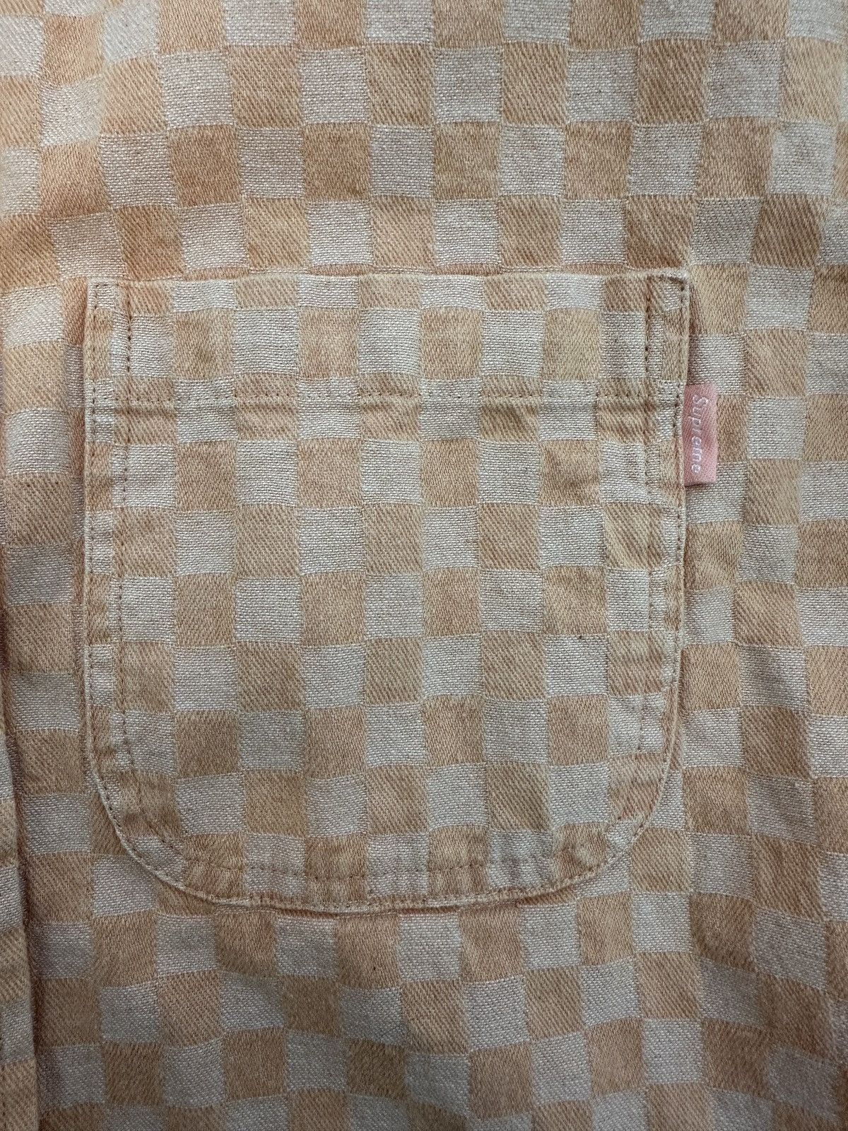 Supreme Supreme Checkered Denim Shirt Size US M / EU 48-50 / 2 - 4 Thumbnail