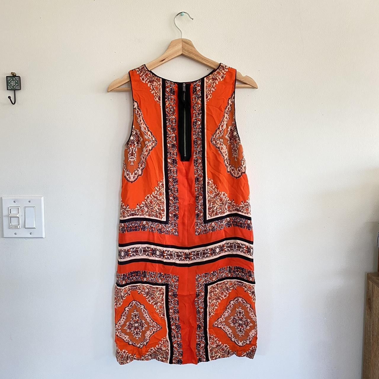 Vintage MAEVE ORANGE MINI DRESS BOHO SIZE 0 Size XS / US 0-2 / IT 36-38 - 6 Thumbnail