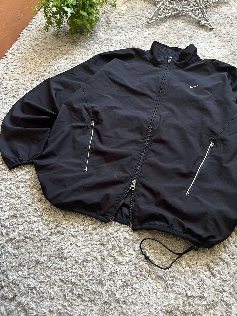 Nike × Vintage 00s Nike Vintage Light Jacket Streetwear Rare Swoosh Logo Size US M / EU 48-50 / 2 - 6 Thumbnail