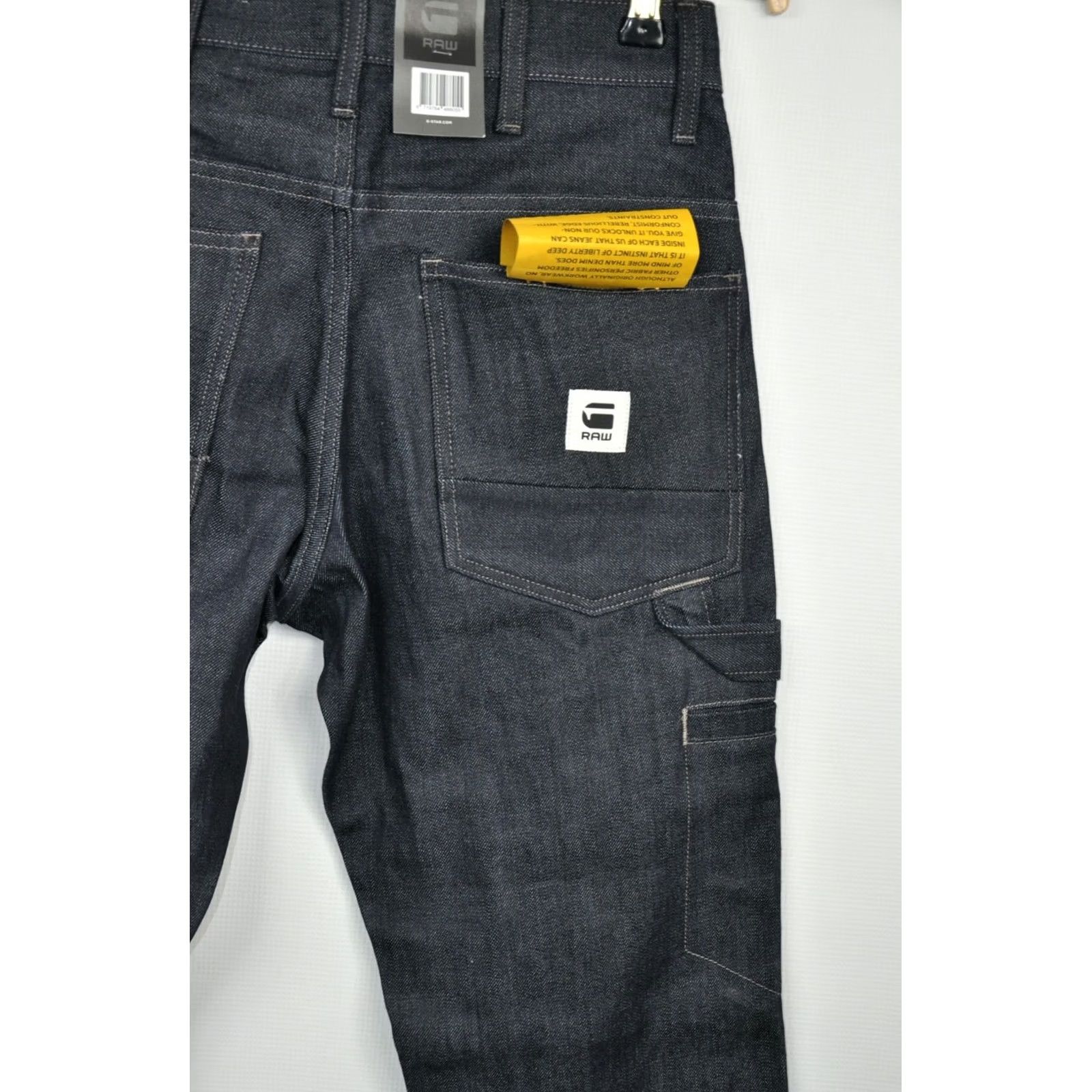 G-Star G-Star Raw Faeroes Classic Straight Tapered Higa Denim Jeans W27/L32 Size US 27 - 4 Thumbnail