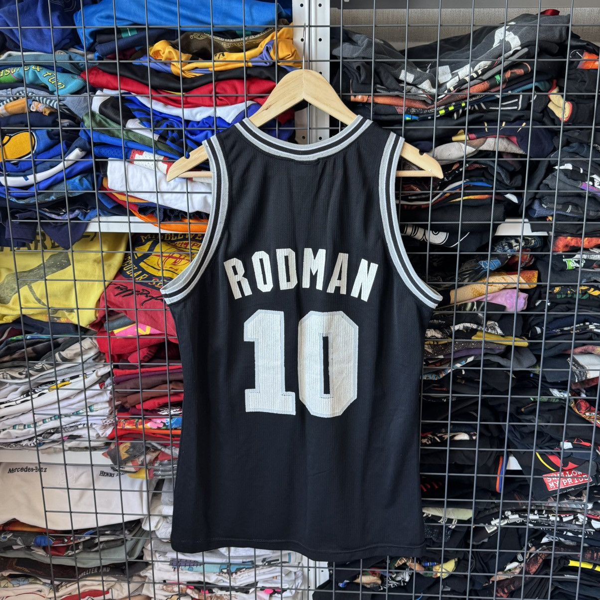 Champion Champion 1993-95 San Antonio Spurs Rodman #10 Jersey Size US L / EU 52-54 / 3 - 2 Thumbnail
