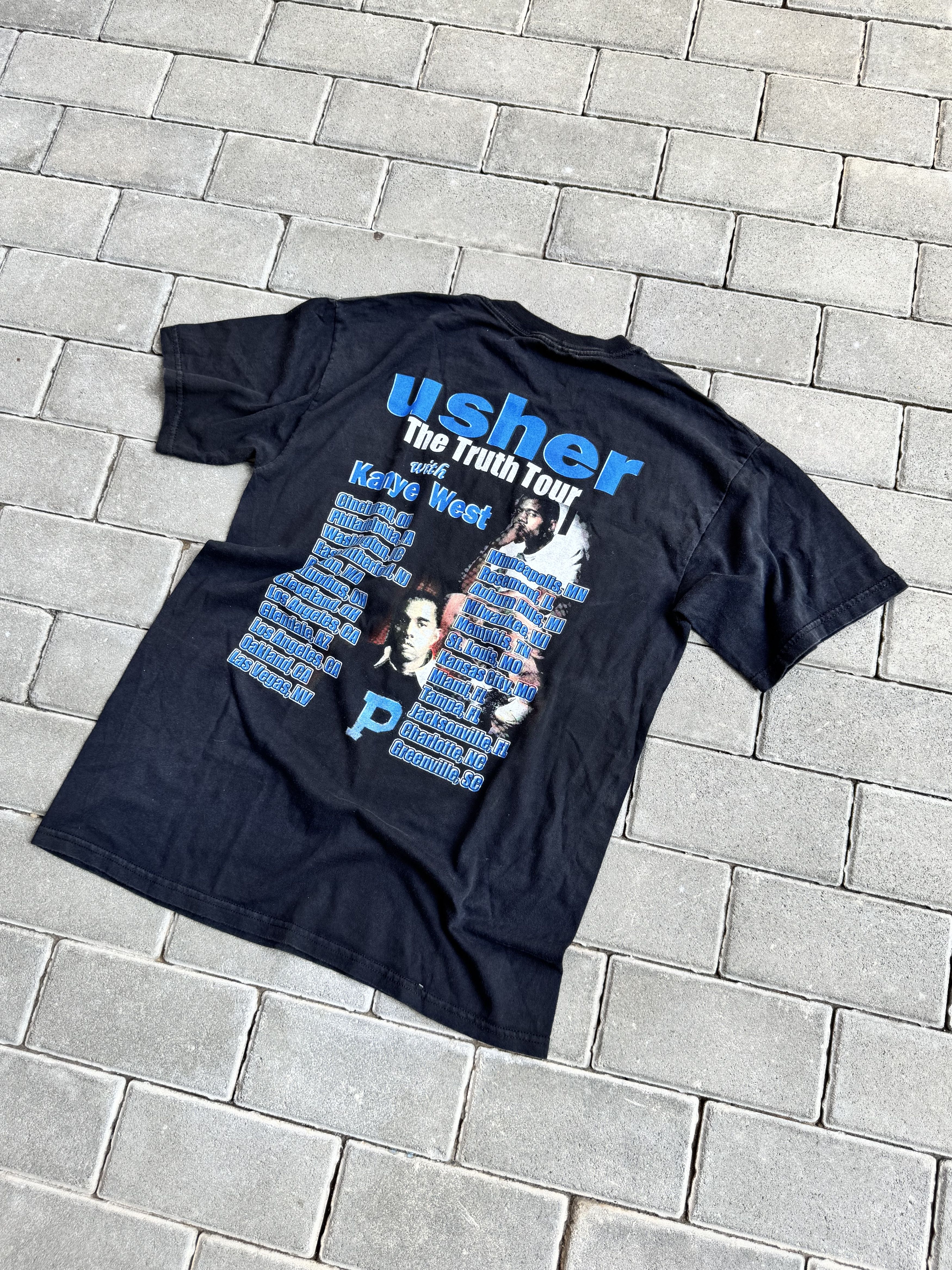 Vintage Usher Concert Tour T Shirt Kanye West Vintage 2004 Size US L / EU 52-54 / 3 - 7 Thumbnail