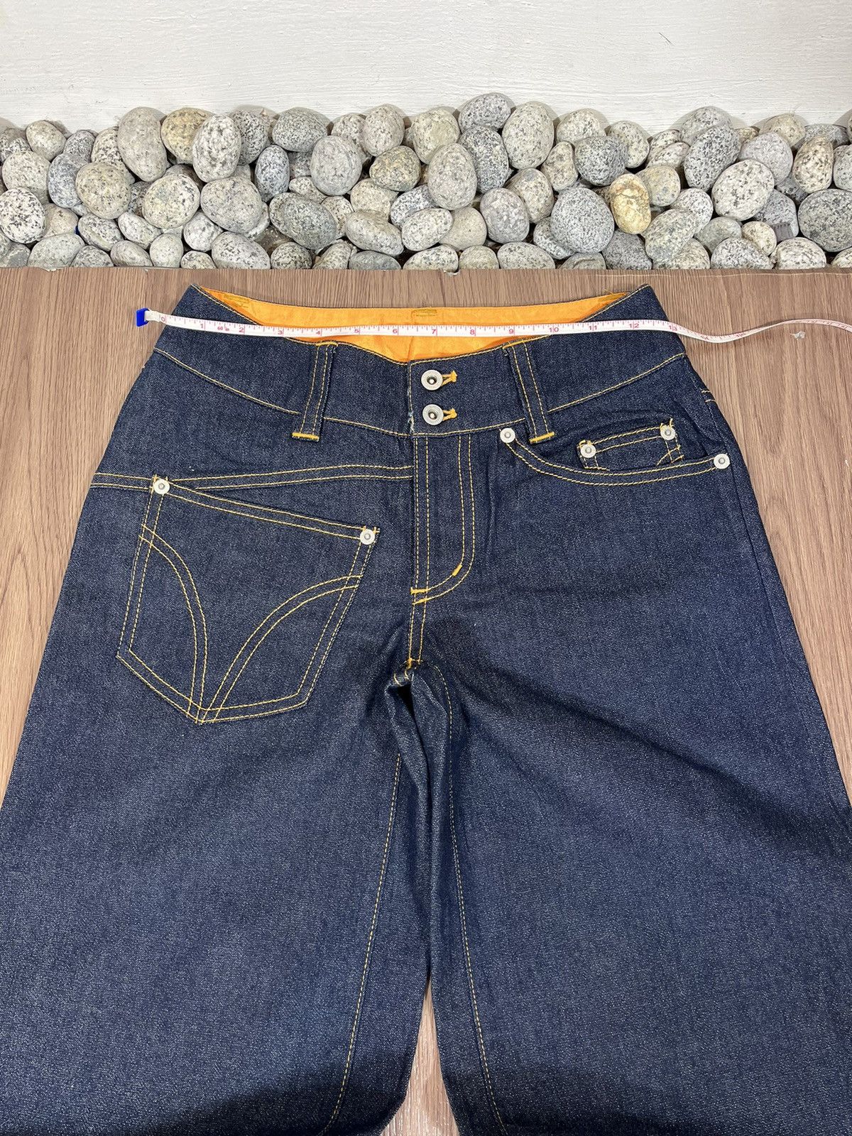 Japanese Brand Comme Ca Models Japan Assymetrical Pocket Jeans Size US 27 - 10 Thumbnail