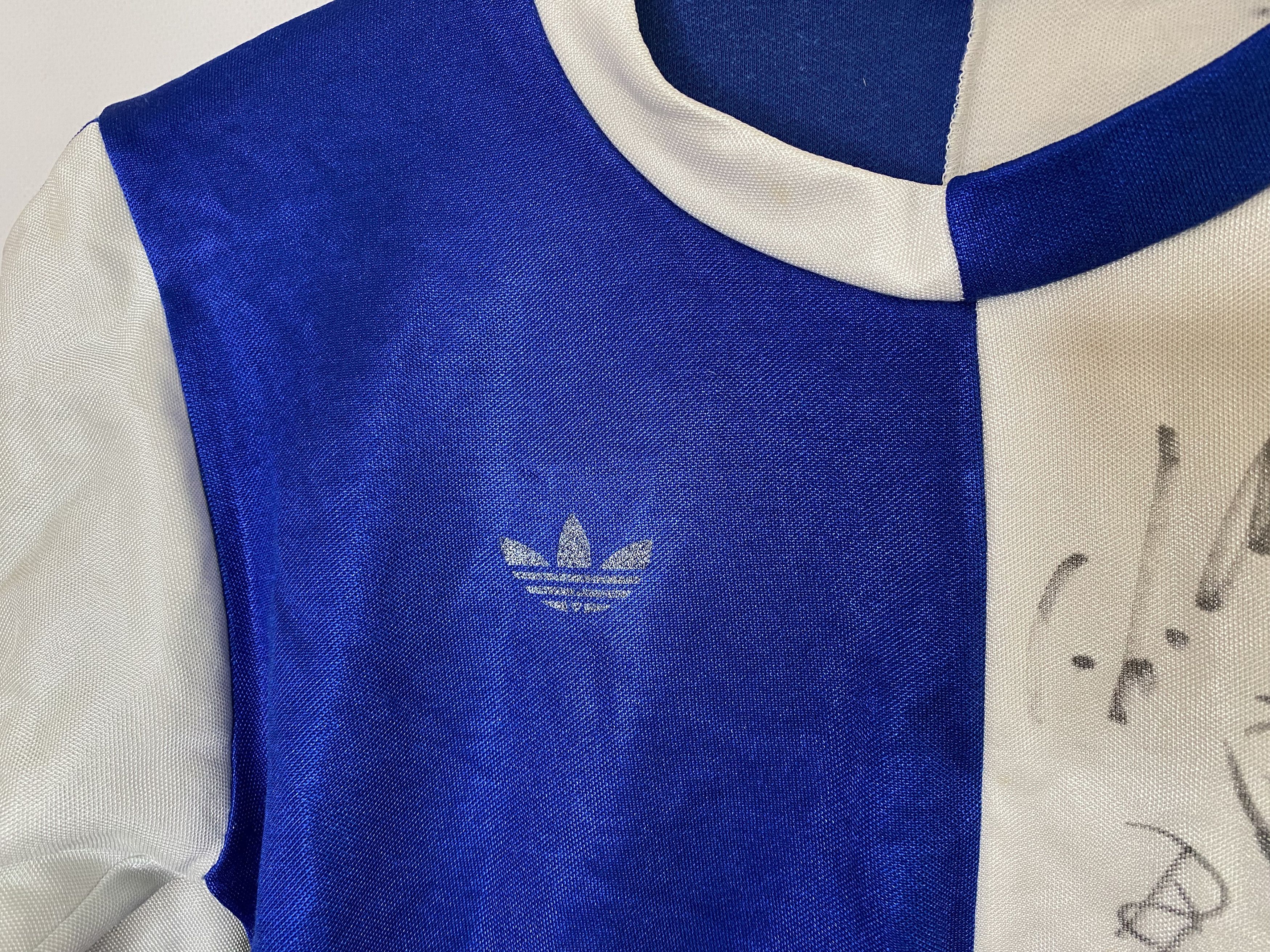 Adidas GRASSHOPPERS STILE 1978-79 HOME FOOTBALL SHIRT SOCCER JERSEY Size US S / EU 44-46 / 1 - 6 Thumbnail