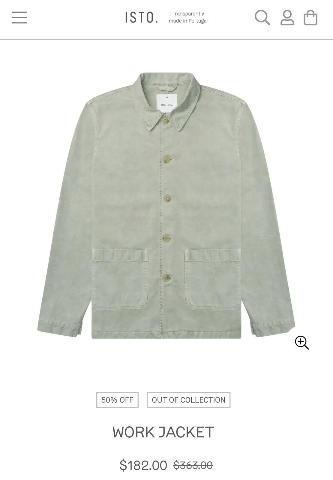 Other ISTO Organic Worker Jacket Size US M / EU 48-50 / 2 - 1 Thumbnail