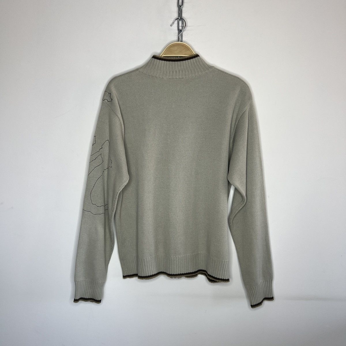 Quiksilver × Vintage CRAZY VINTAGE QUICKSILVER ZIP UP SWEATSHIRT Y2K Size US M / EU 48-50 / 2 - 7 Thumbnail