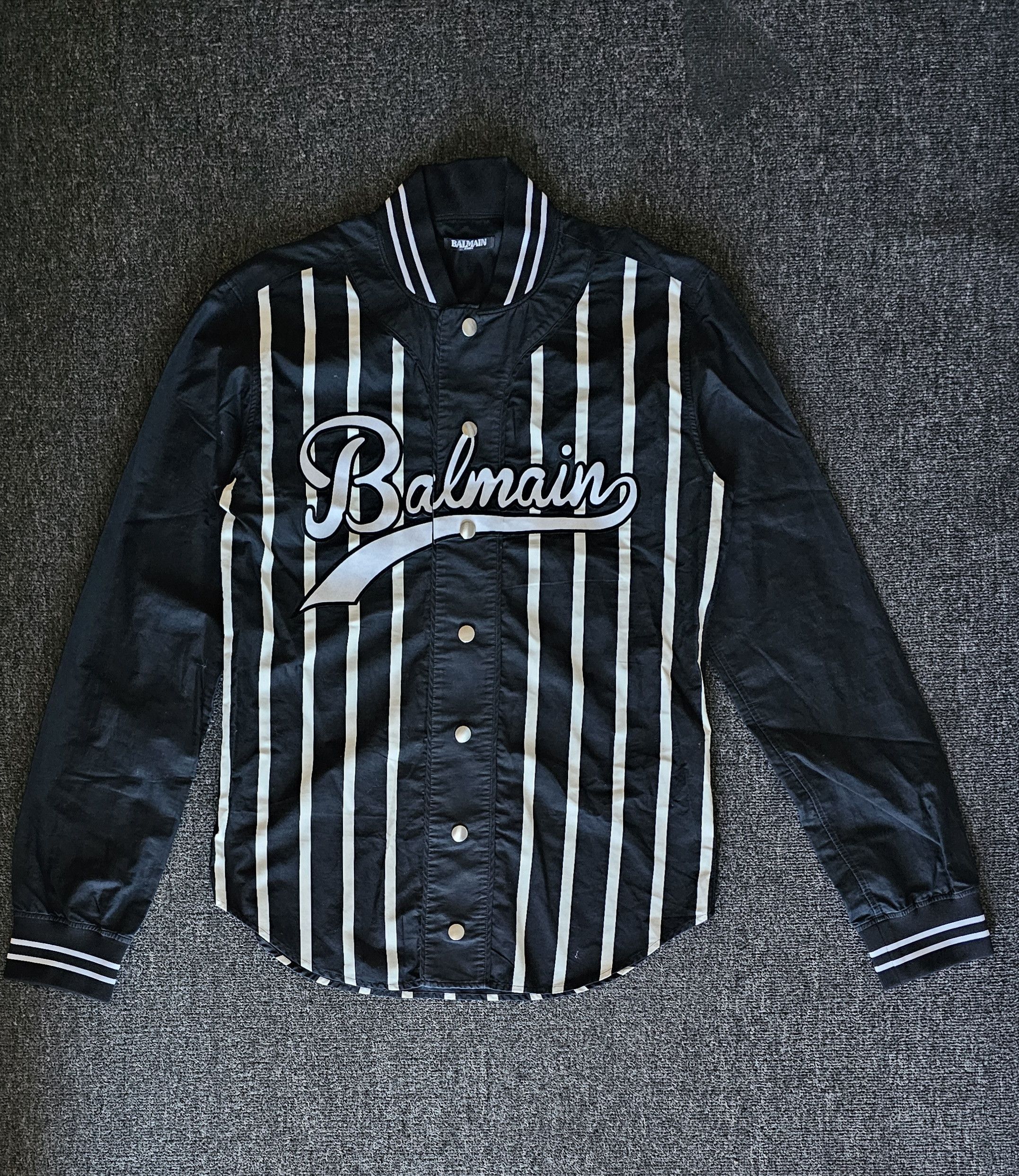 Balmain Balmain Men's Baseball Shirt Bombers Jacket Size 38 Like M Size US M / EU 48-50 / 2 - 1 Thumbnail