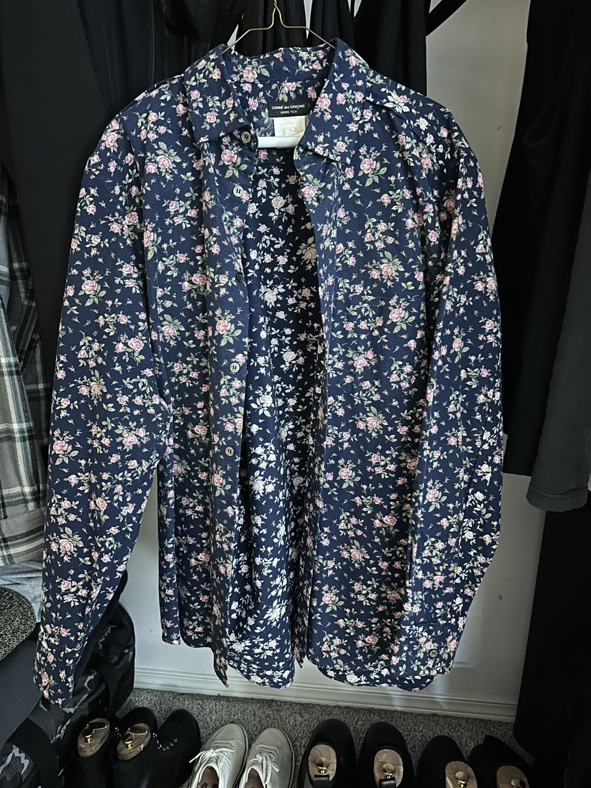 Comme des Garcons Homme Plus Comme des garçons homme plus floral shirt Size US L / EU 52-54 / 3 - 1 Thumbnail