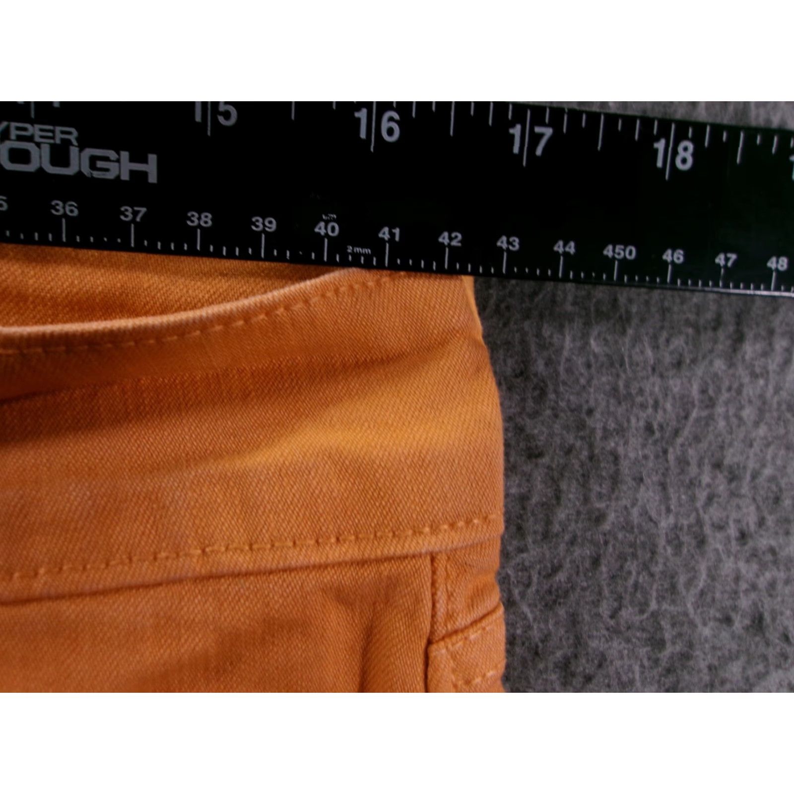 Vintage VINTAGE Piper Denim Skirt Juniors 11 Orange Mini Casual 90s Grunge Womens Size 32" / US 10 / IT 46 - 4 Thumbnail