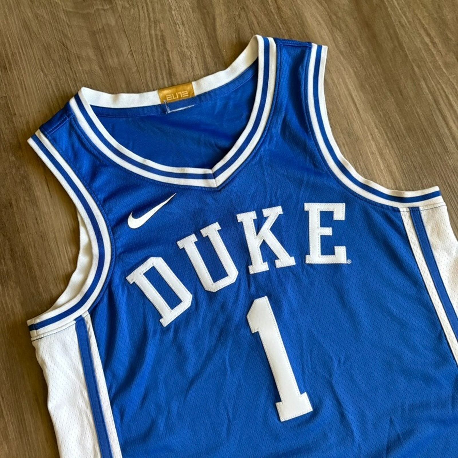 Nike Nike Elite Authentic Duke Blue Devils Zion #1 Jersey Size US S / EU 44-46 / 1 - 3 Thumbnail