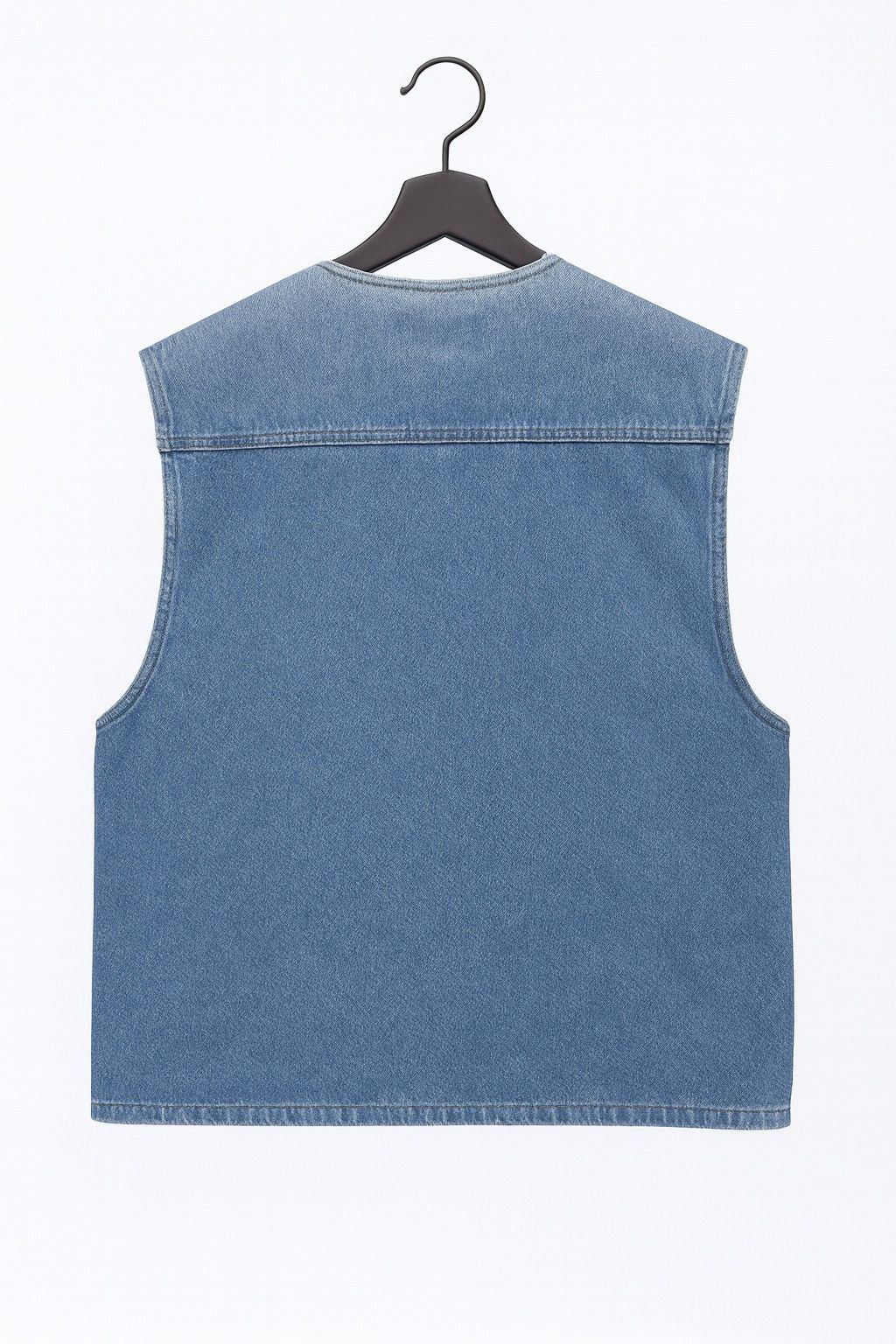 Vintage Vintage Country Life Blue Denim Utility Vest Workwear Style Size US L / EU 52-54 / 3 - 2 Thumbnail