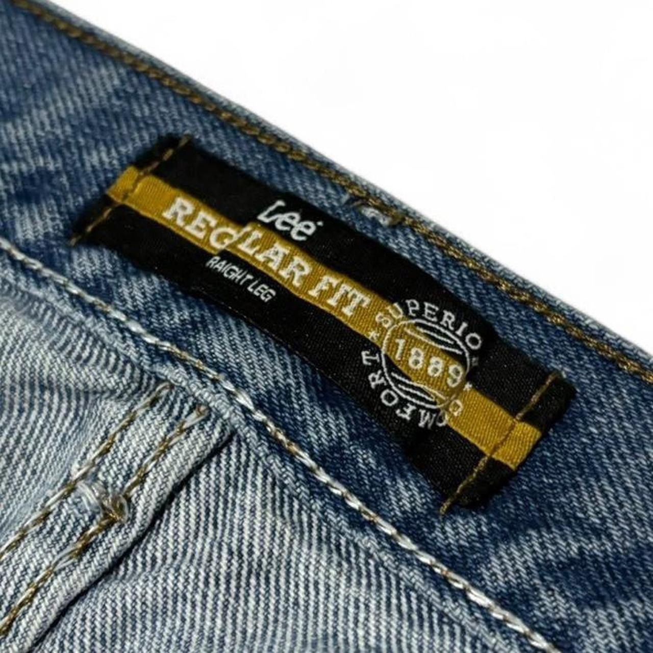 Lee × Vintage Vintage Lee Faded Midwash Blue Denim Jeans Size US 36 / EU 52 - 6 Thumbnail