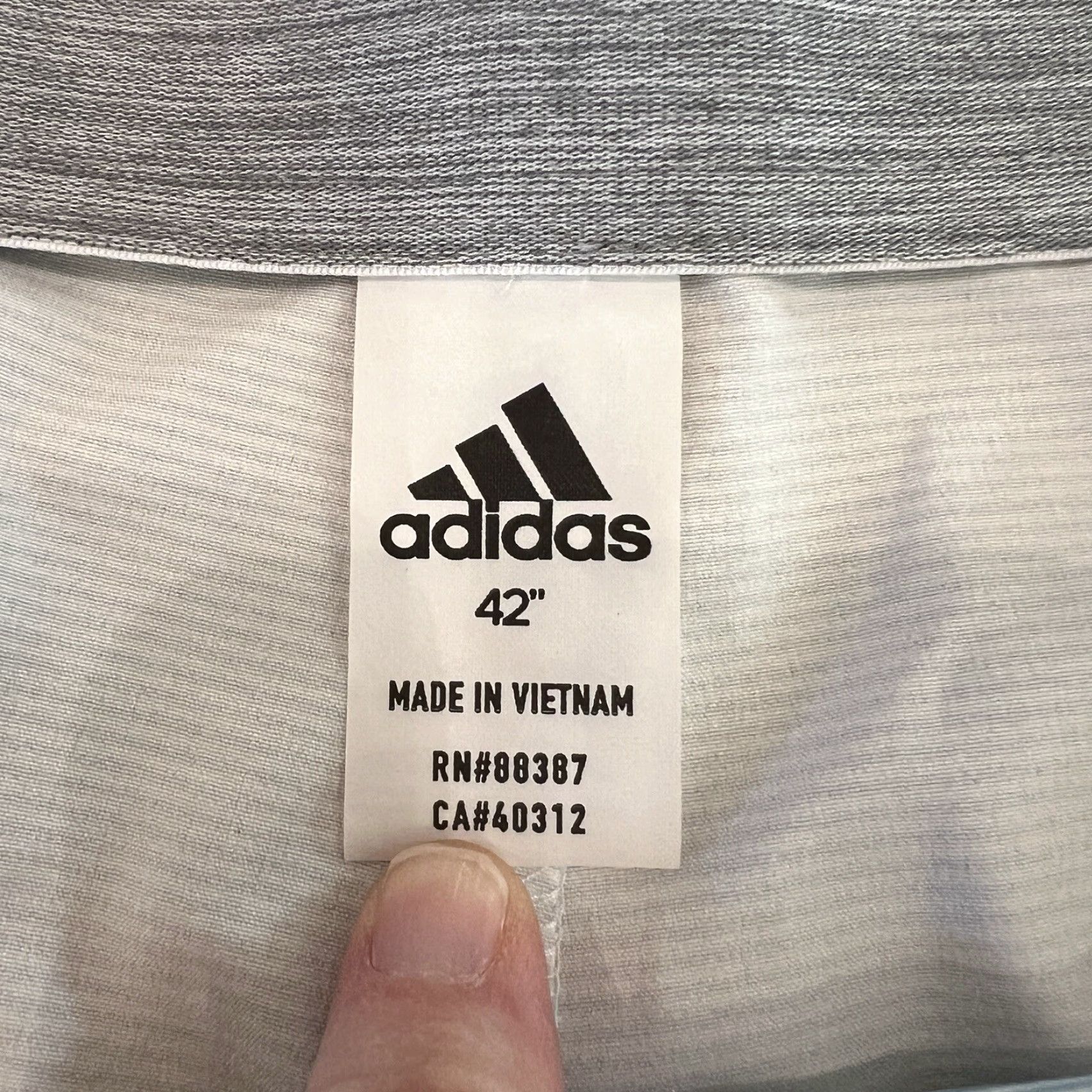 Adidas Adidas Mens Climalite Blue White Stripe Golf Shorts Flat Front Chino Size 42 Size US 42 / EU 58 - 3 Thumbnail