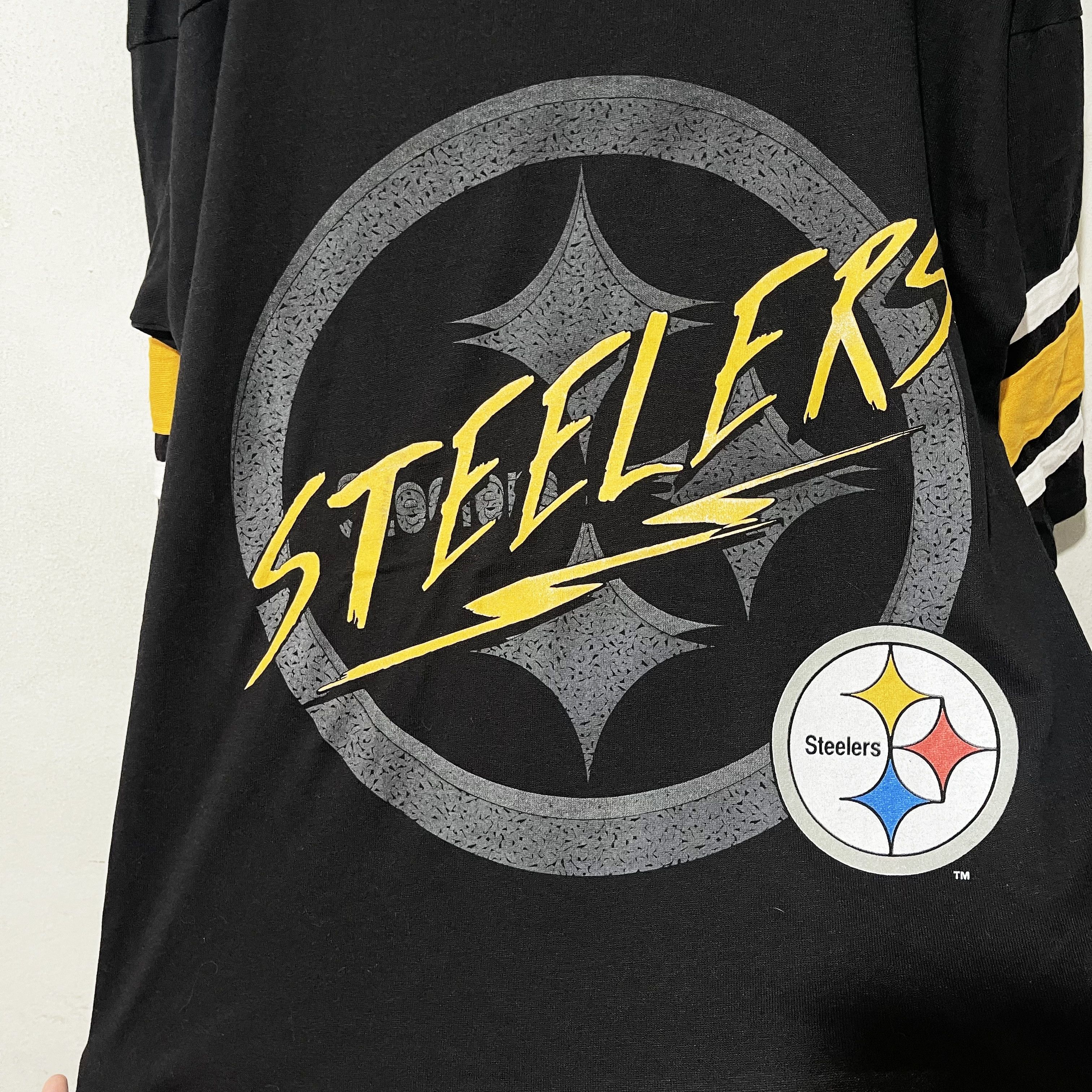 NFL × Vintage Vintage 90s Pittsburgh Steelers Jersey Size US L / EU 52-54 / 3 - 2 Thumbnail